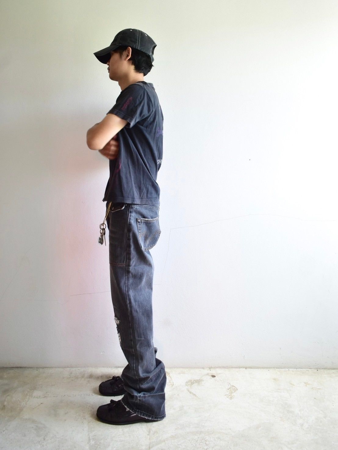 Japanese Brand Vintage Freebeat Diag Flared Pants Size US 33 - 12 Thumbnail