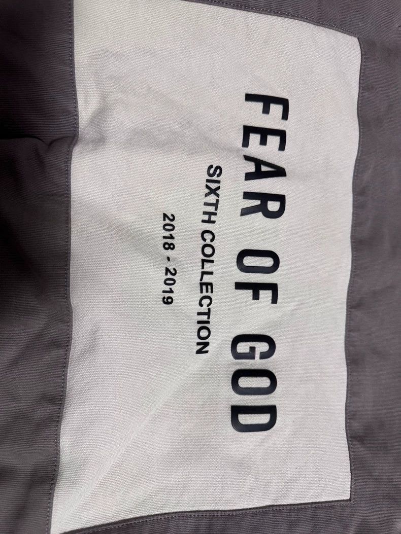 Fear of God Fear of God God gray patch jacket Size US XL / EU 56 / 4 - 3 Thumbnail