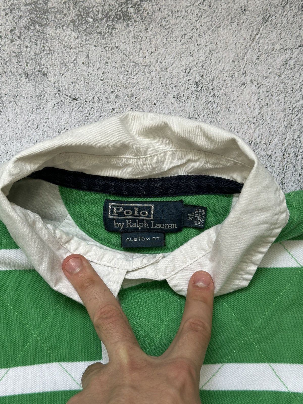 Polo Ralph Lauren Vintage Polo Ralph Lauren Green Style Logo Size US XL / EU 56 / 4 - 9 Thumbnail