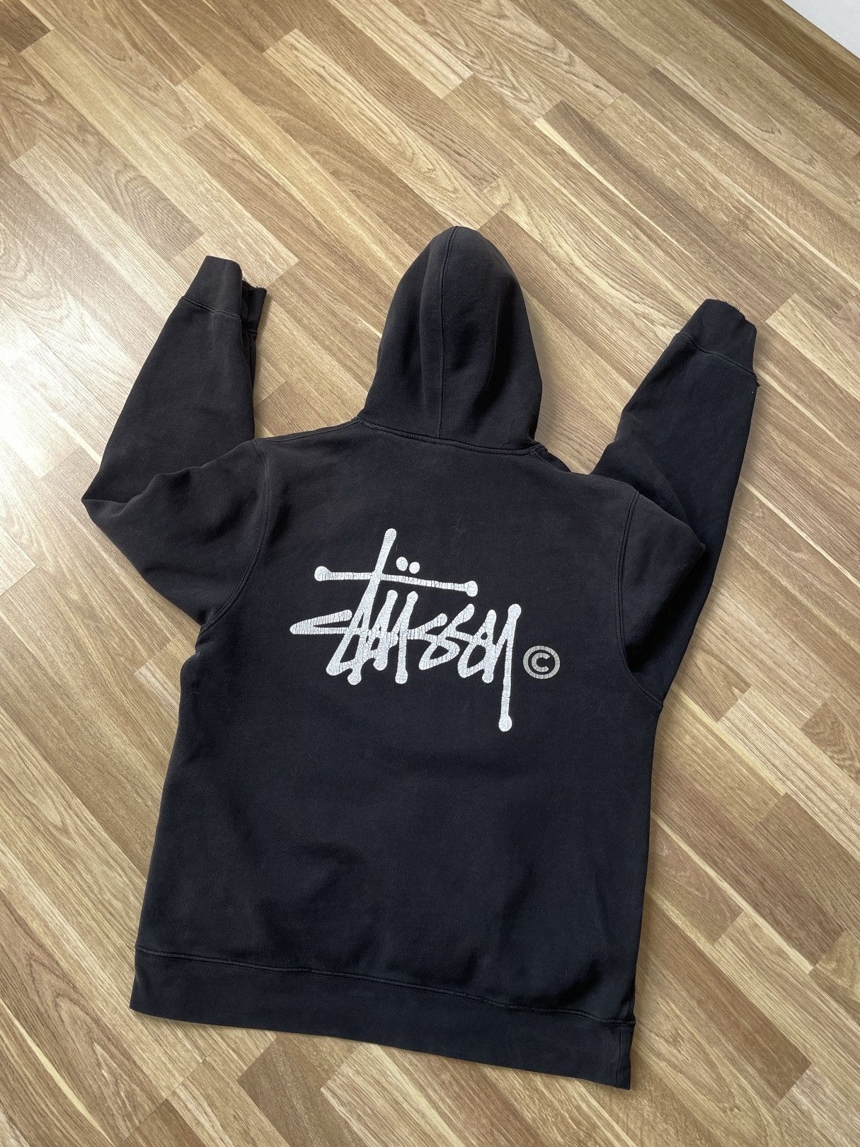 Stussy Vintage Stussy Big Logo Hoodie L Made in USA Size US L / EU 52-54 / 3 - 6 Thumbnail