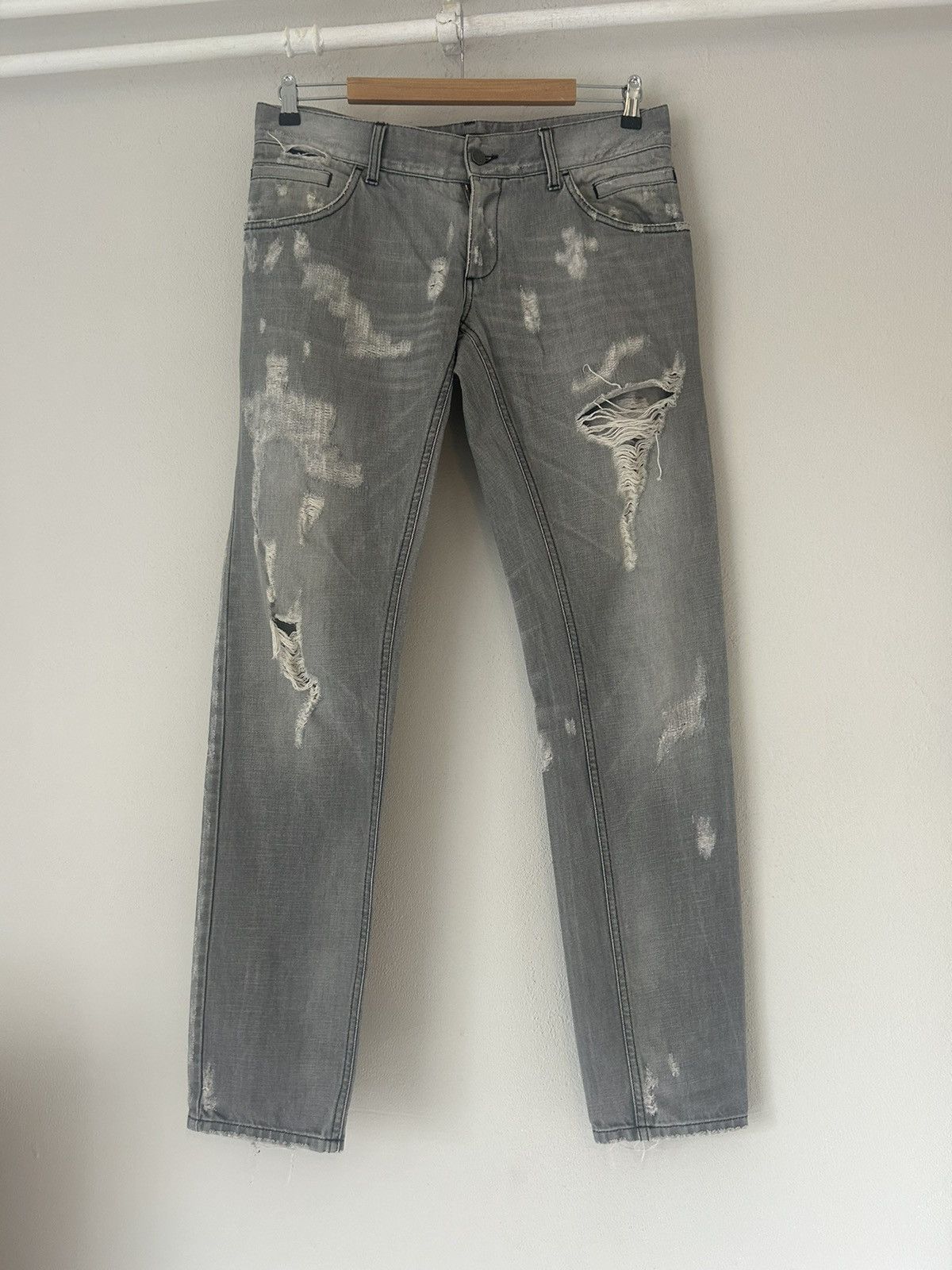 Dolce & Gabbana Boro Stitching Distressed Jeans Size US 34 / EU 50 - 1 Thumbnail