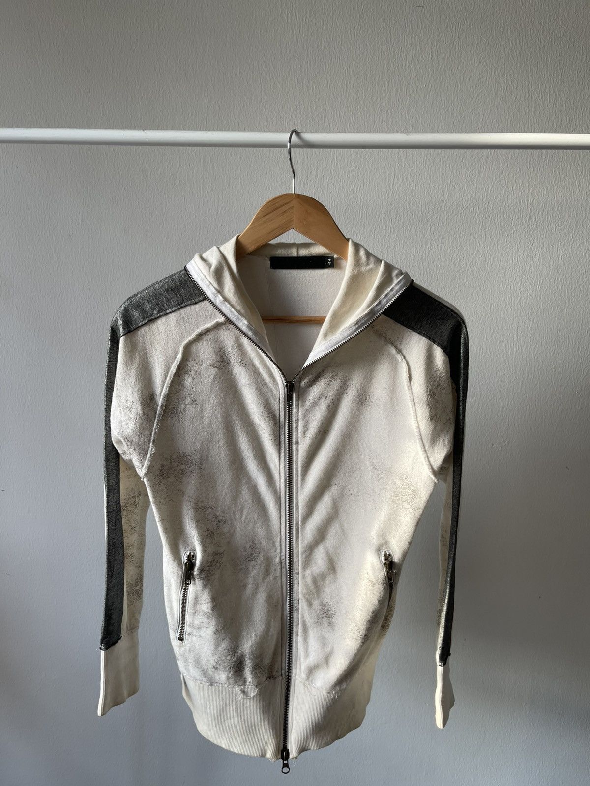 GOSTAR DE FUGA × If Six Was Nine × Le Grande Bleu (L.G.B.) Gosta de Fuga Distressed Punk Style Fullzip Hoodie Size US S / EU 44-46 / 1 - 5 Thumbnail