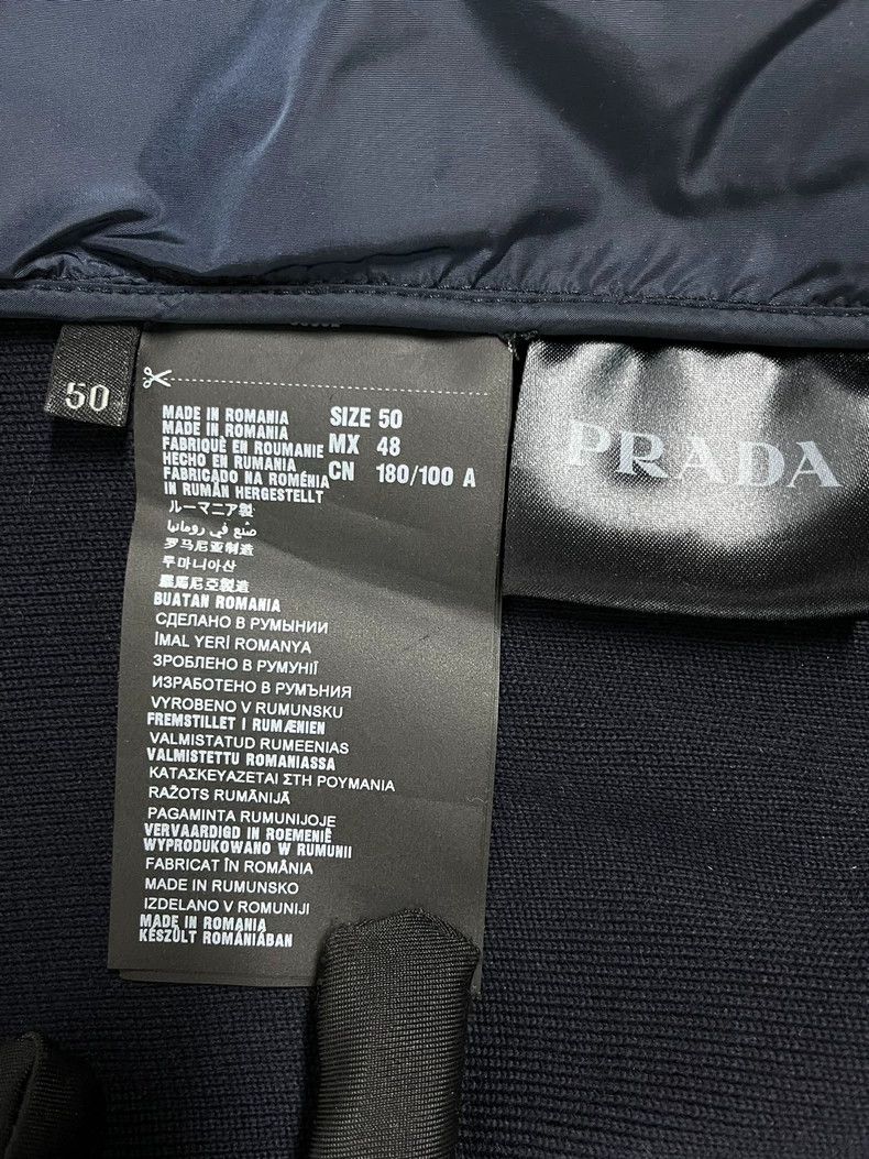 Prada Prada Dark blue stitching zipper jacket 2502-Nextarrow Size US M / EU 48-50 / 2 - 5 Thumbnail
