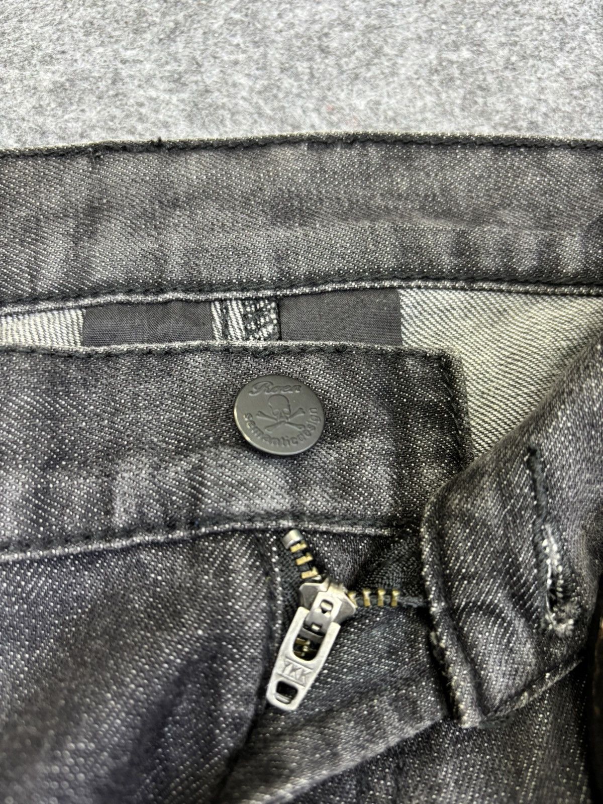 Roen 💥Hybrid Denim💥roen x semantic design Cowhide Denim F902 Size US 35 - 9 Thumbnail