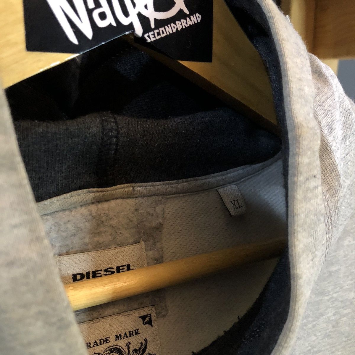Diesel × Vintage vintage diesel hoodie Size US XL / EU 56 / 4 - 6 Thumbnail