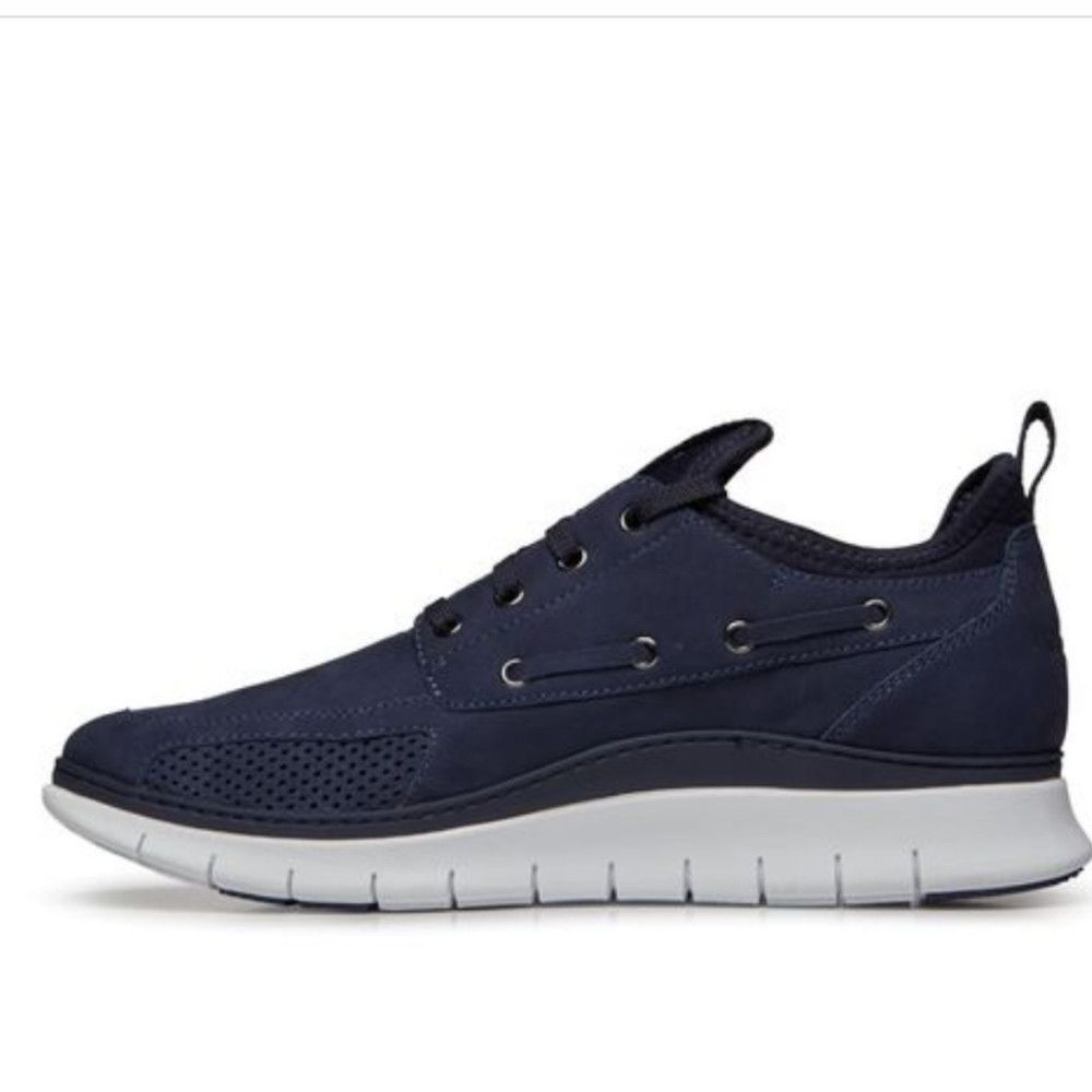 Vionic VIONIC men's fresh Damian blue leather shoes 7 Size US 7 / EU 40 - 7 Thumbnail