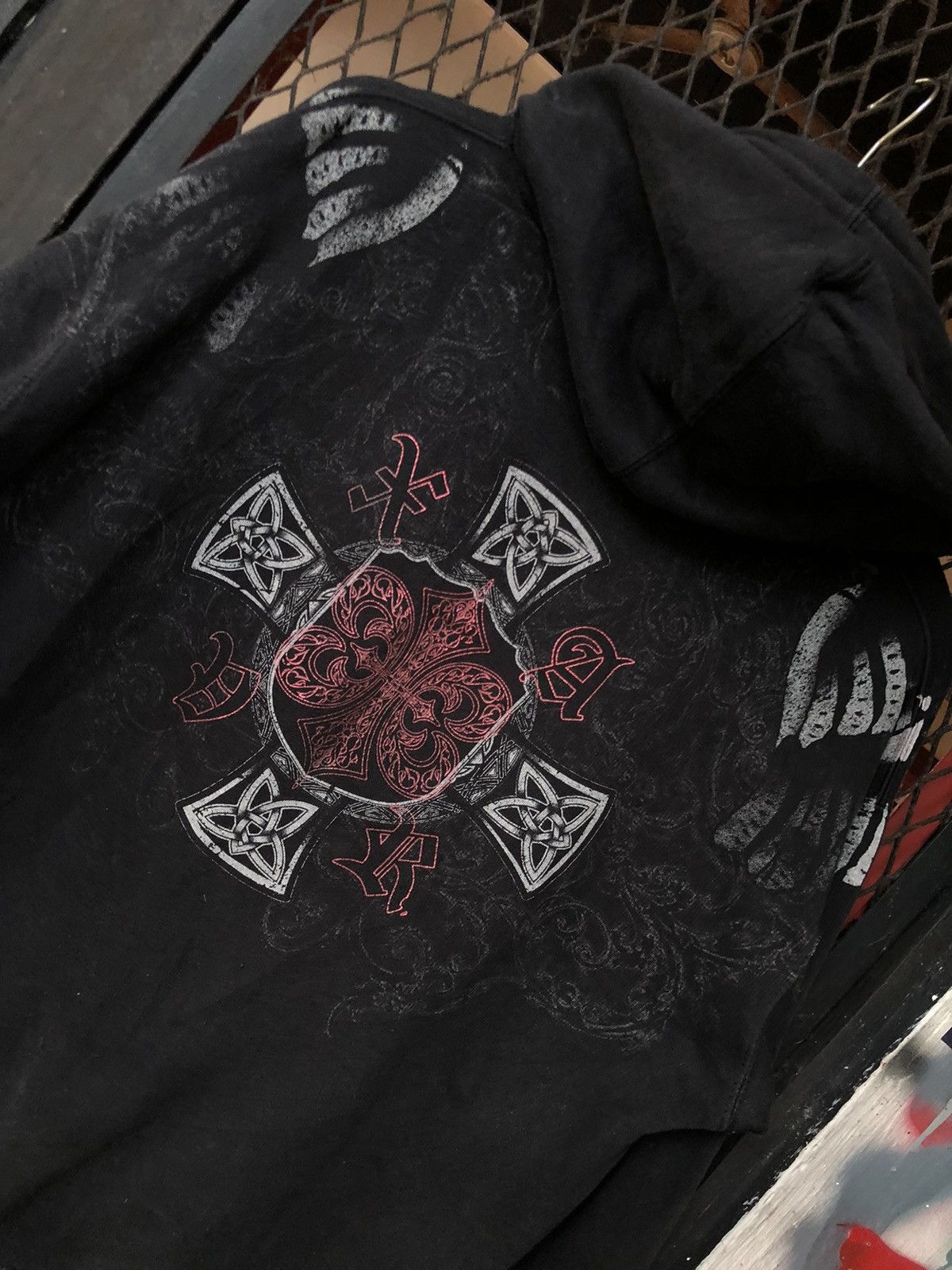 Japanese Brand JAPANESE XZAVIER HOODIE SKULL SEDITIONARIES LGB STYLE Size US M / EU 48-50 / 2 - 5 Thumbnail