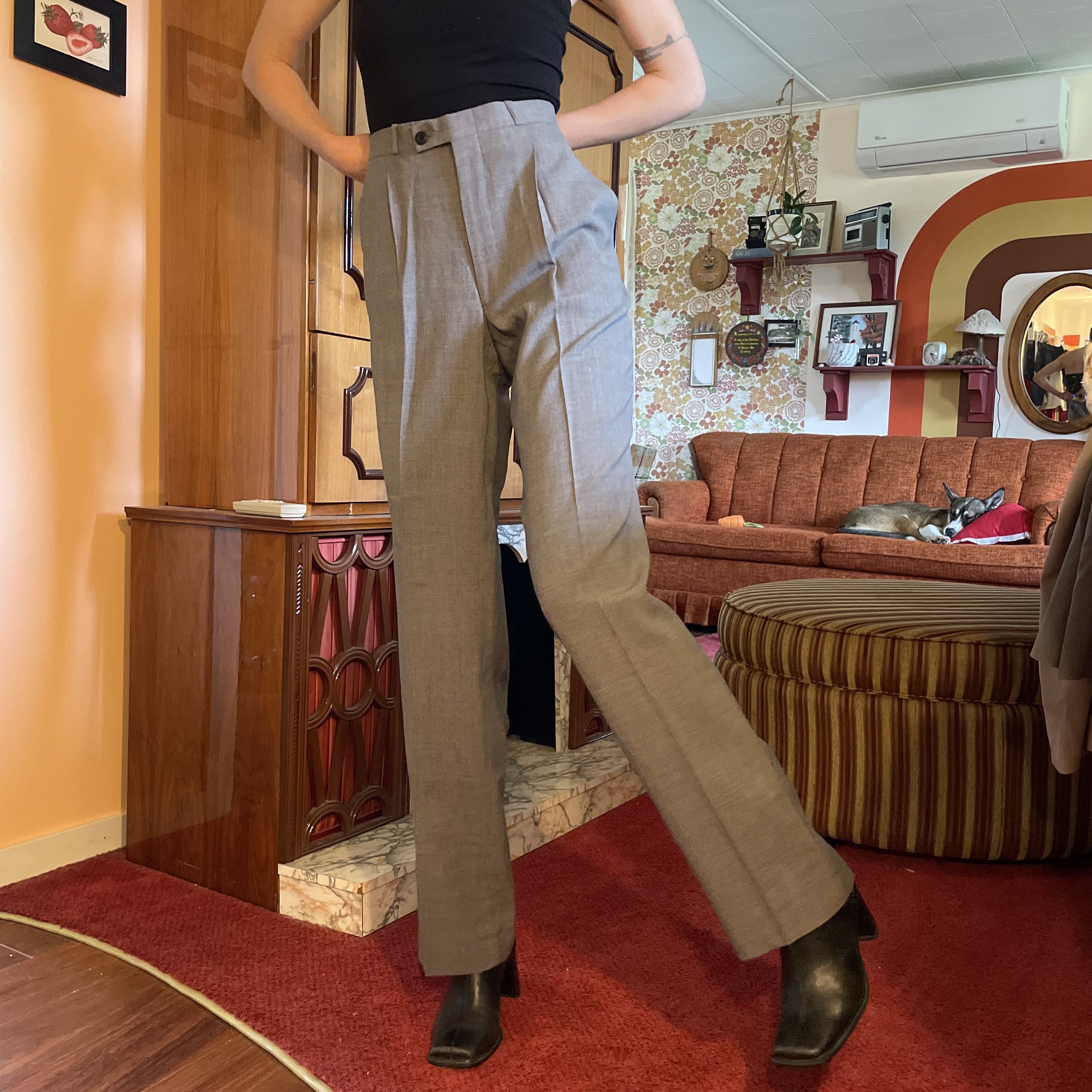 Yves Saint Laurent 1990s Vintage YSL Wool Blend made in canada 