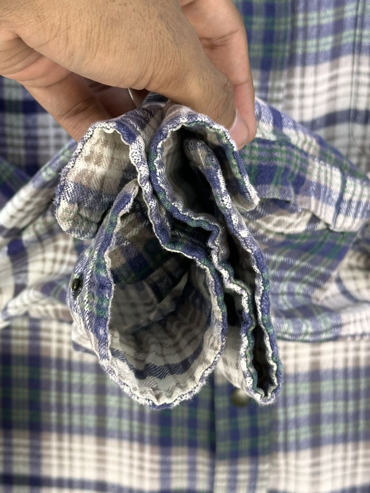 Flannel Tradesman Plaid Check Flannel Shirt Button Up Size US M / EU 48-50 / 2 - 7 Thumbnail