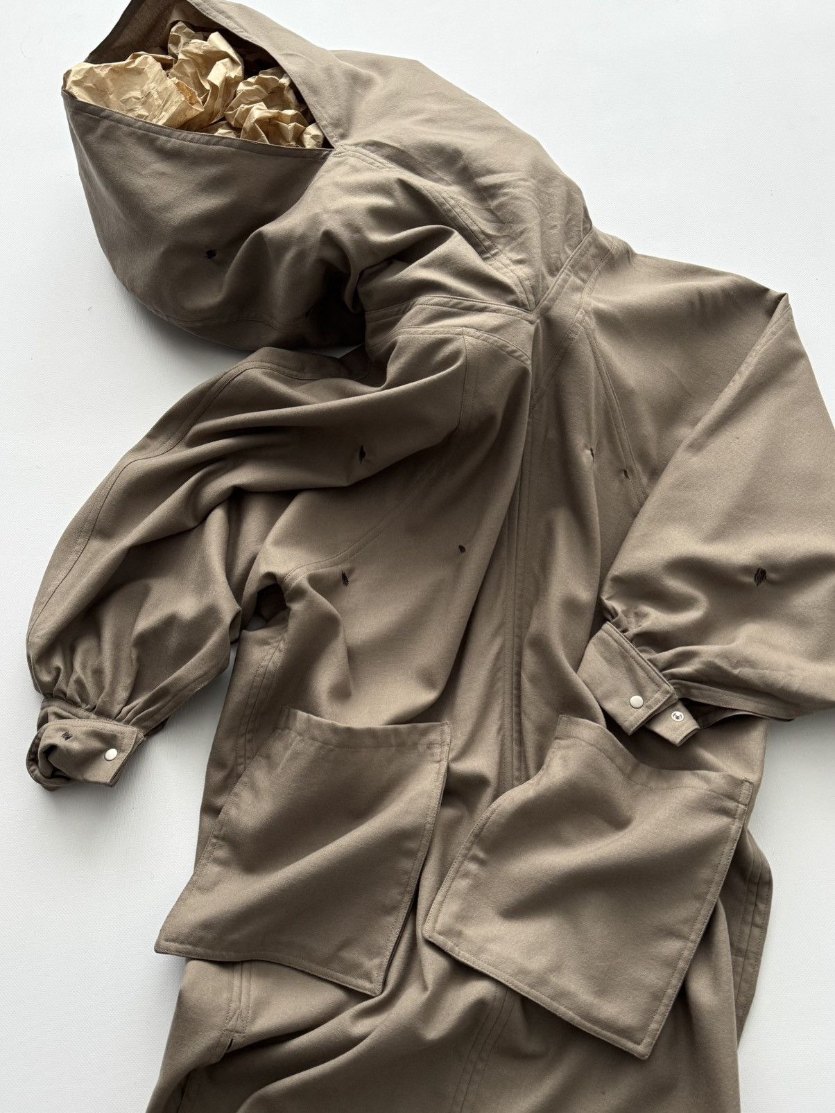 Vintage Morgane Le Fay 'Mystical' Asymetrical Wool Cloak Jacket Size L / US 10 / IT 46 - 9 Thumbnail