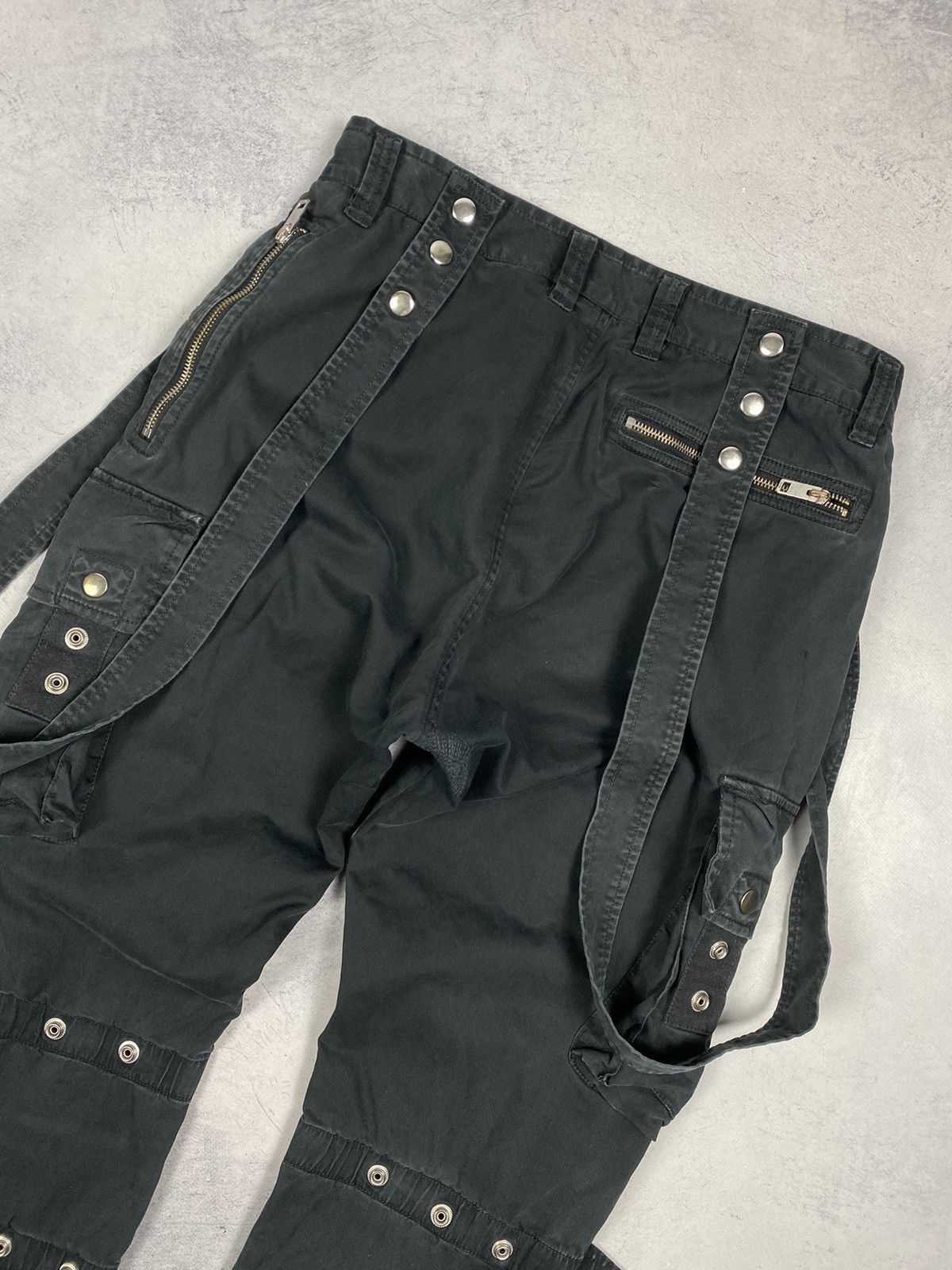 Diesel Diesel Gothic Punk Streetwear Loose Fit Avant-Garde Pants Size US 30 / EU 46 - 15 Thumbnail