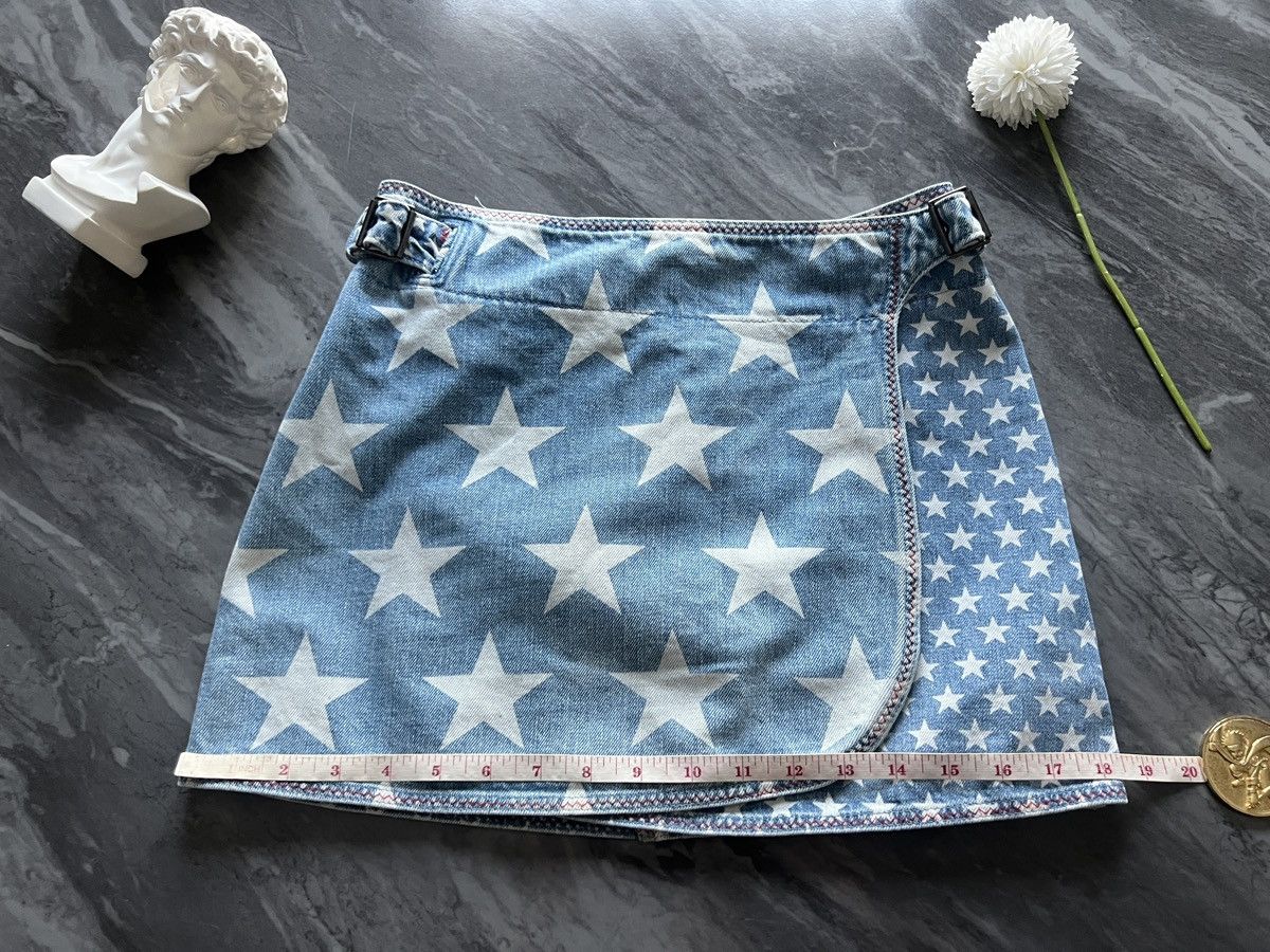 Hysteric Glamour Hysteric Glamour : Adjustable Denim Skirt Stars Rare Pattern Size 28" / US 6 / IT 42 - 13 Thumbnail