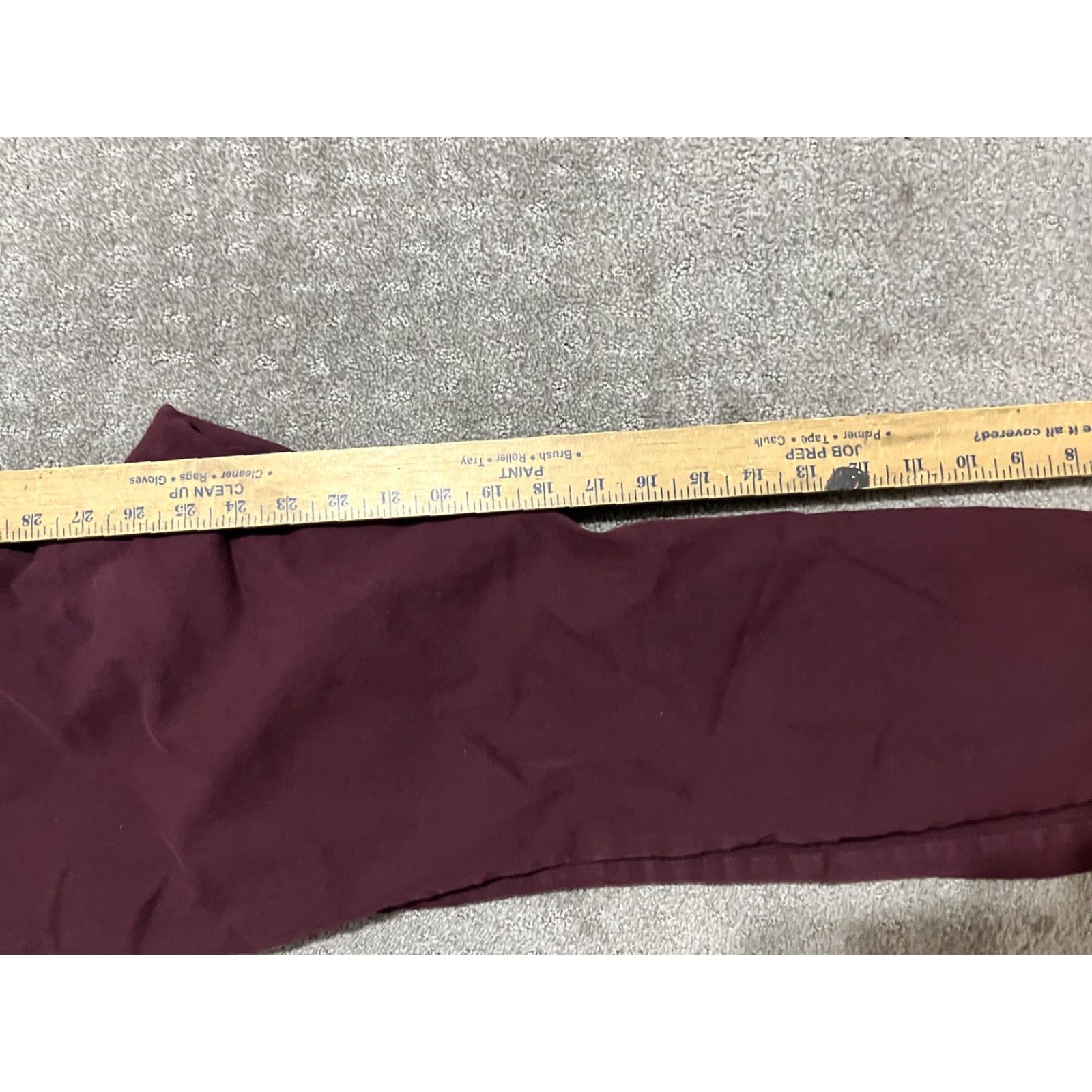 Old Navy Old Navy Women Pants 4P Dark Gray Burgundy Cotton Blend Slim Ankle Pockets 4P Petite High Rise 90s? Size 27" / US 4 / IT 40 - 6 Thumbnail