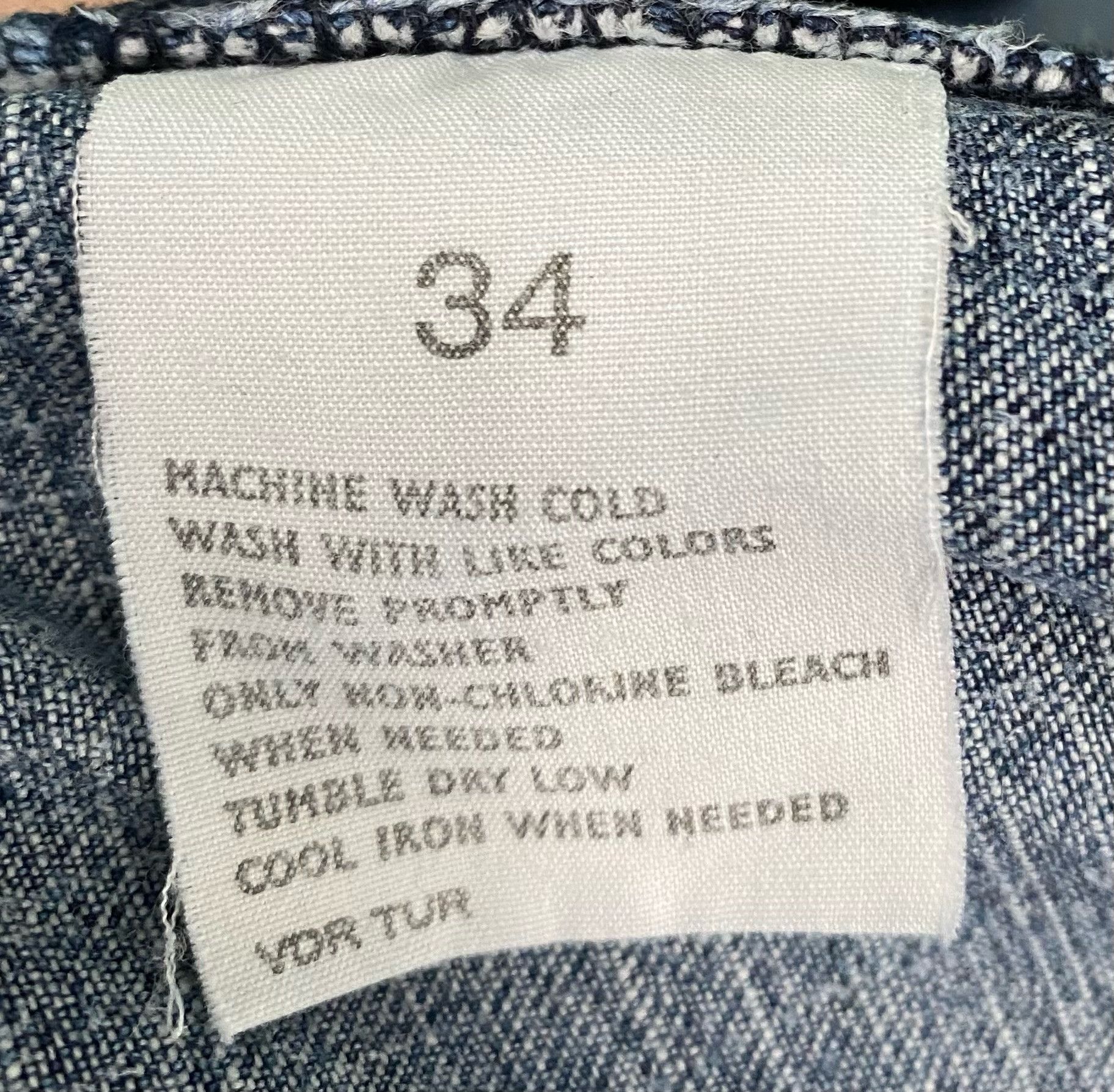 Nautica 90’s Nautica Logo Denim Jean Carpenter Shorts Jorts 34 Size US 34 / EU 50 - 5 Thumbnail