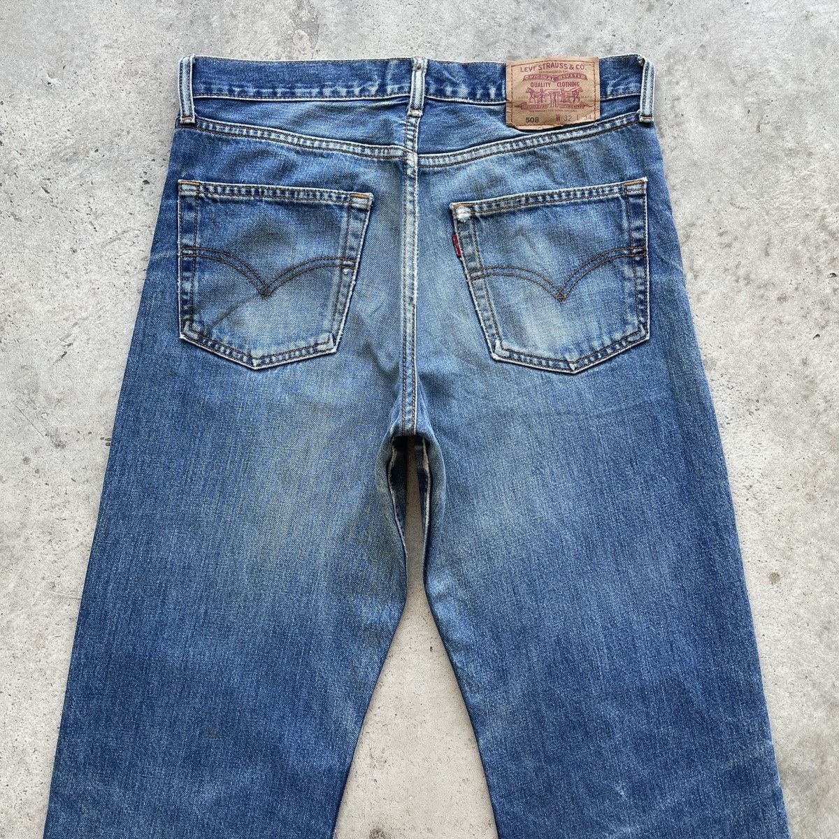 Jean × Levi's × Vintage Vintage Rusty Levi’s 508 Distressed Faded Jeans Denim Pants Size US 32 / EU 48 - 11 Thumbnail