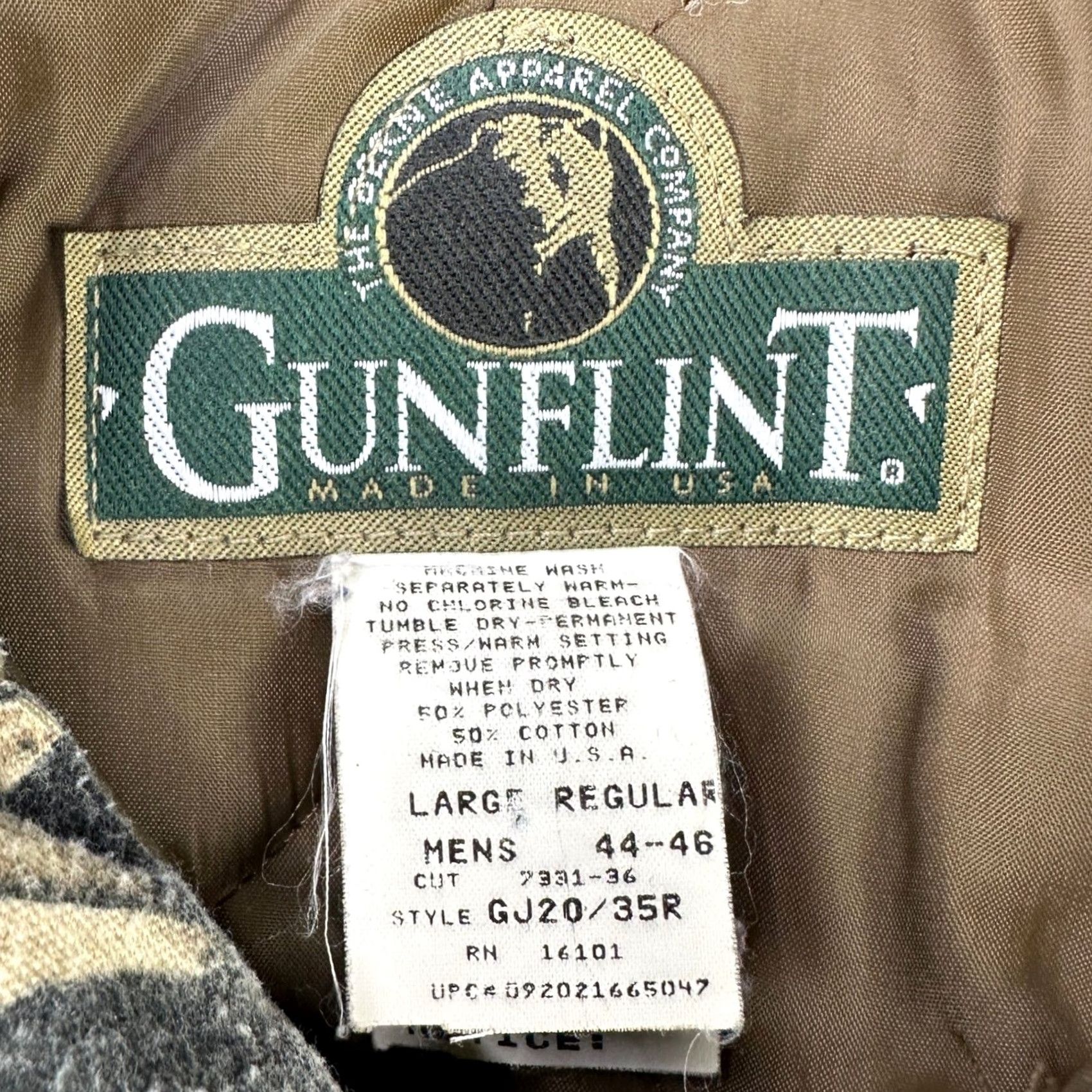 Vintage VINTAGE Gunflint Jacket Military Mens Large Green Camo Insulated Flap Pockets Size US L / EU 52-54 / 3 - 5 Thumbnail