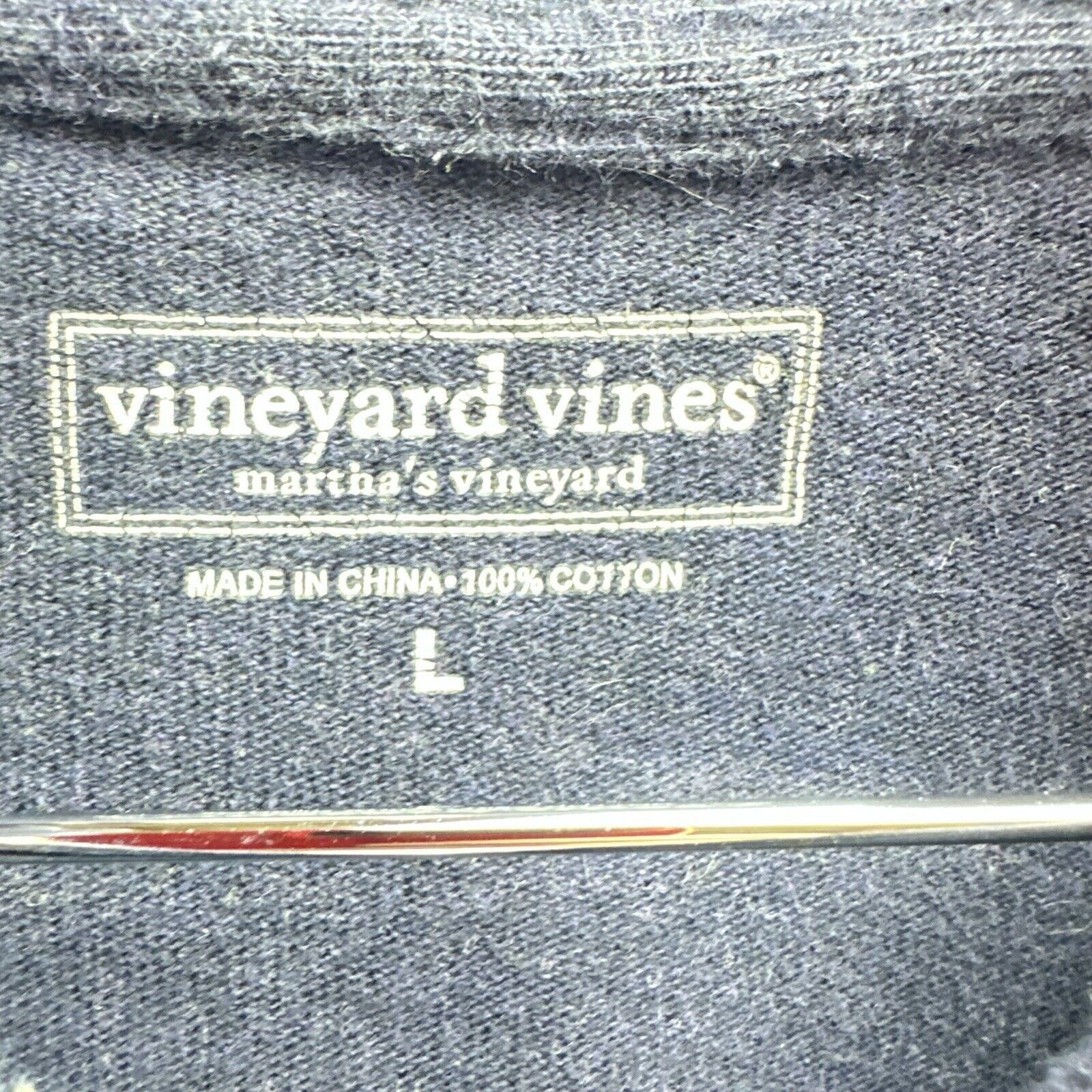 Vineyard Vines Vineyard Vines 1/4 Zip Pullover Navy Blue Pima Cotton Size L Size US L / EU 52-54 / 3 - 8 Thumbnail