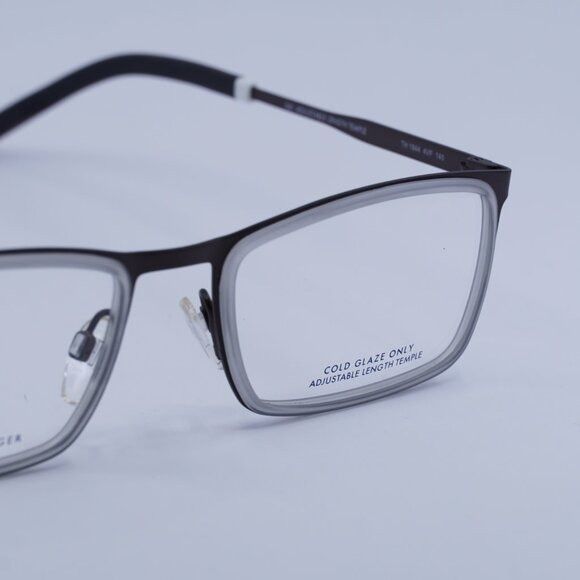 Tommy Hilfiger Tommy Hilfiger TH 1844 04VF 00 Eyeglasses Grey/Brown 55mm Size ONE SIZE - 2 Thumbnail