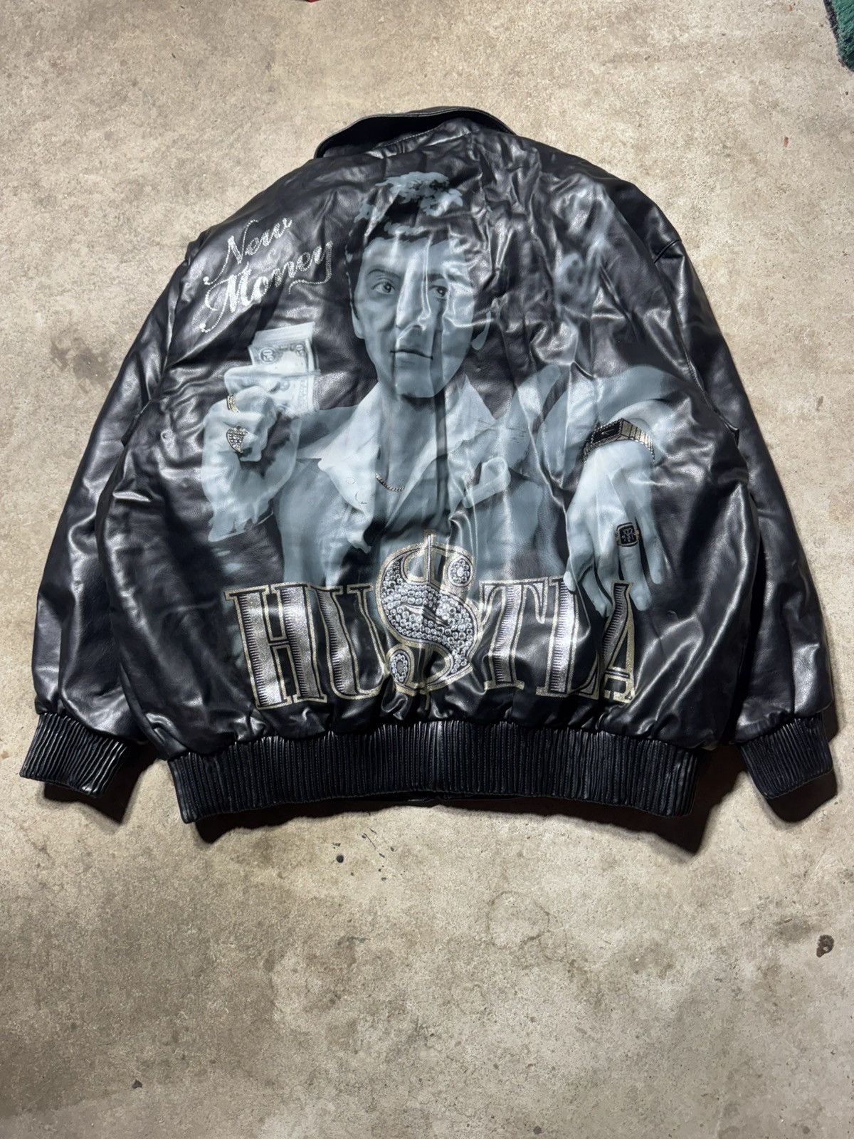 Avirex Vintage Scarface Leather Jacket Size US XXL / EU 58 / 5 - 1 Thumbnail