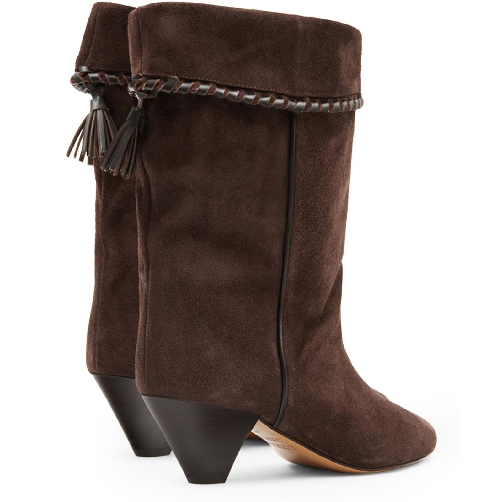 Isabel Marant ISABEL MARANT Dalby Chocolate Ankle Boots New & Authentic (W Size US 10 / IT 40 - 3 Thumbnail