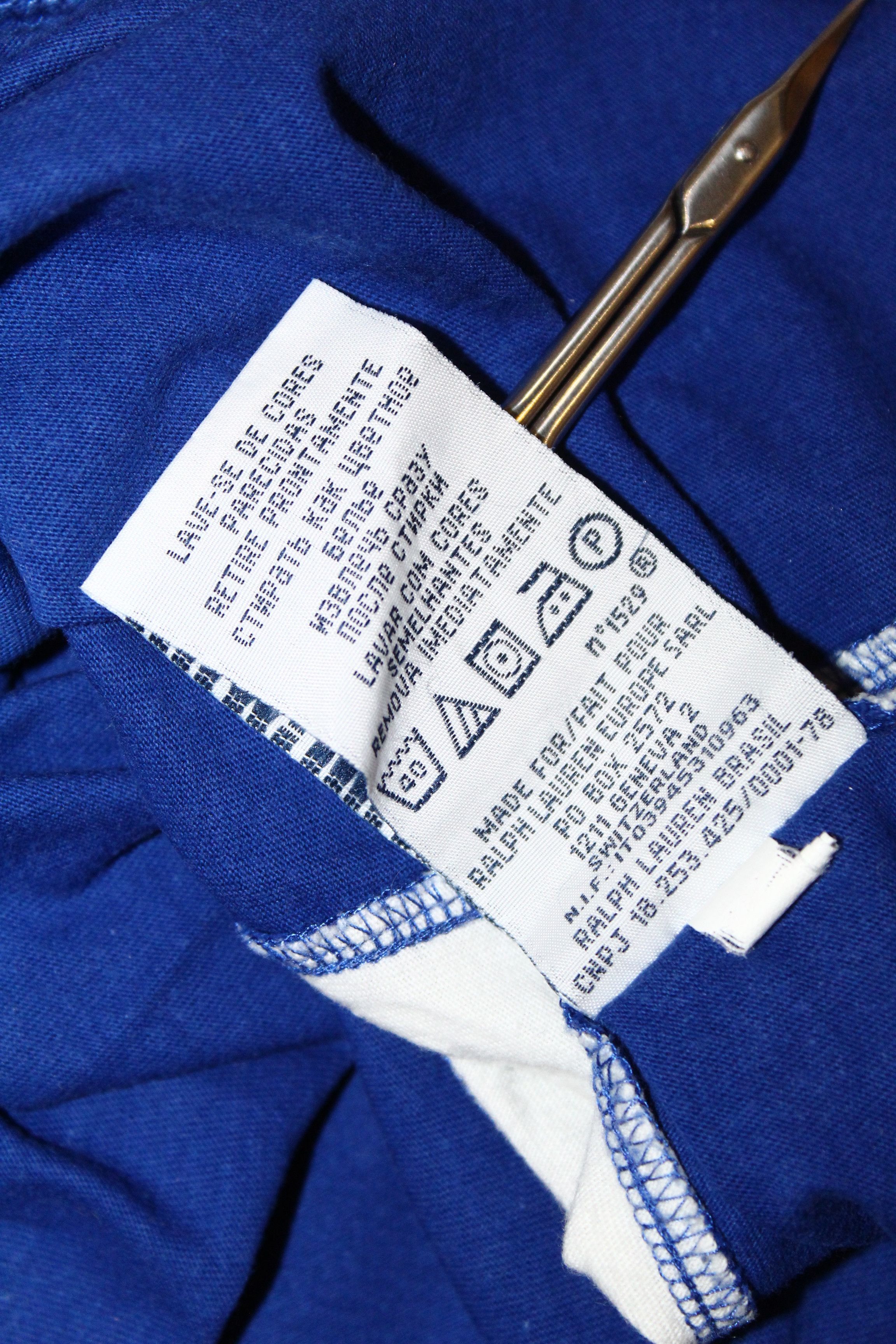 Polo Ralph Lauren VTG Polo Ralph Lauren #15 Italia Custom fit V-neck t-shirt Size US M / EU 48-50 / 2 - 7 Thumbnail