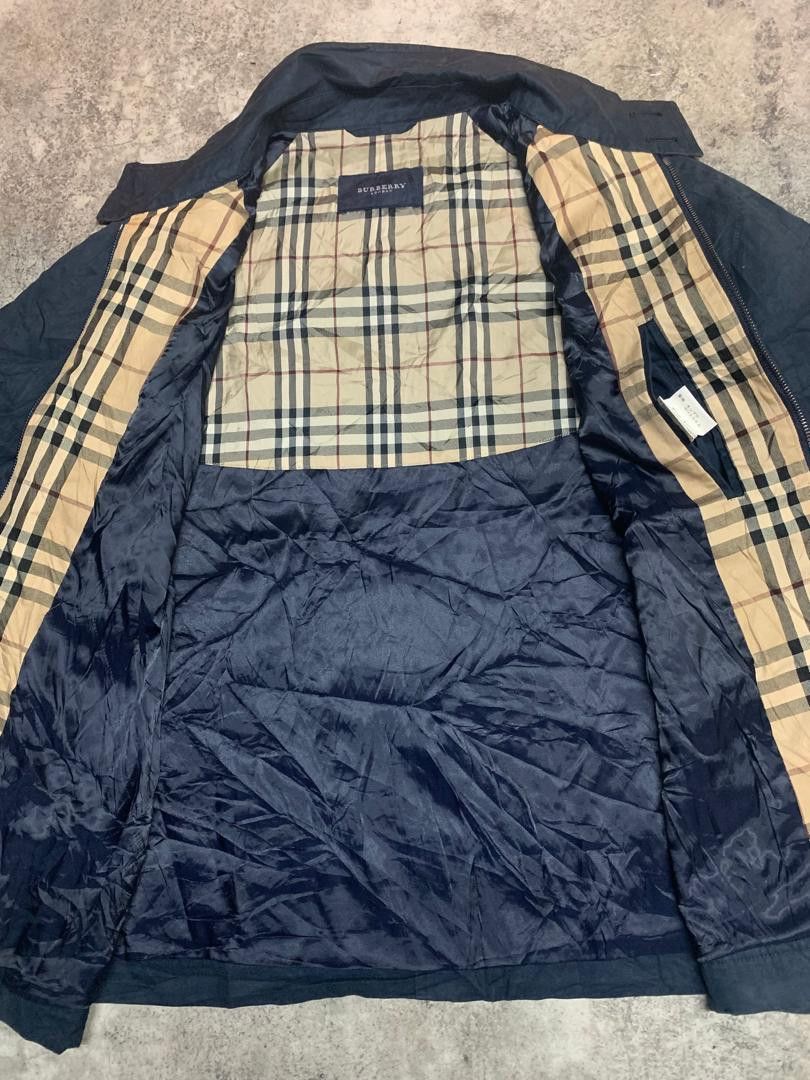 Burberry Vintage Burberry Zipper Jacket Size US L / EU 52-54 / 3 - 7 Thumbnail