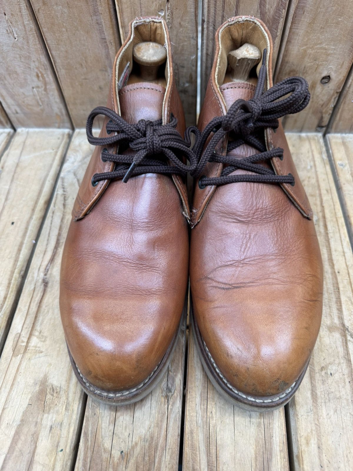 Red Wing Red wing 595 brown Men’s Chukka leather boots US 9 E2 UK 8 Size US 9 / EU 42 - 3 Thumbnail