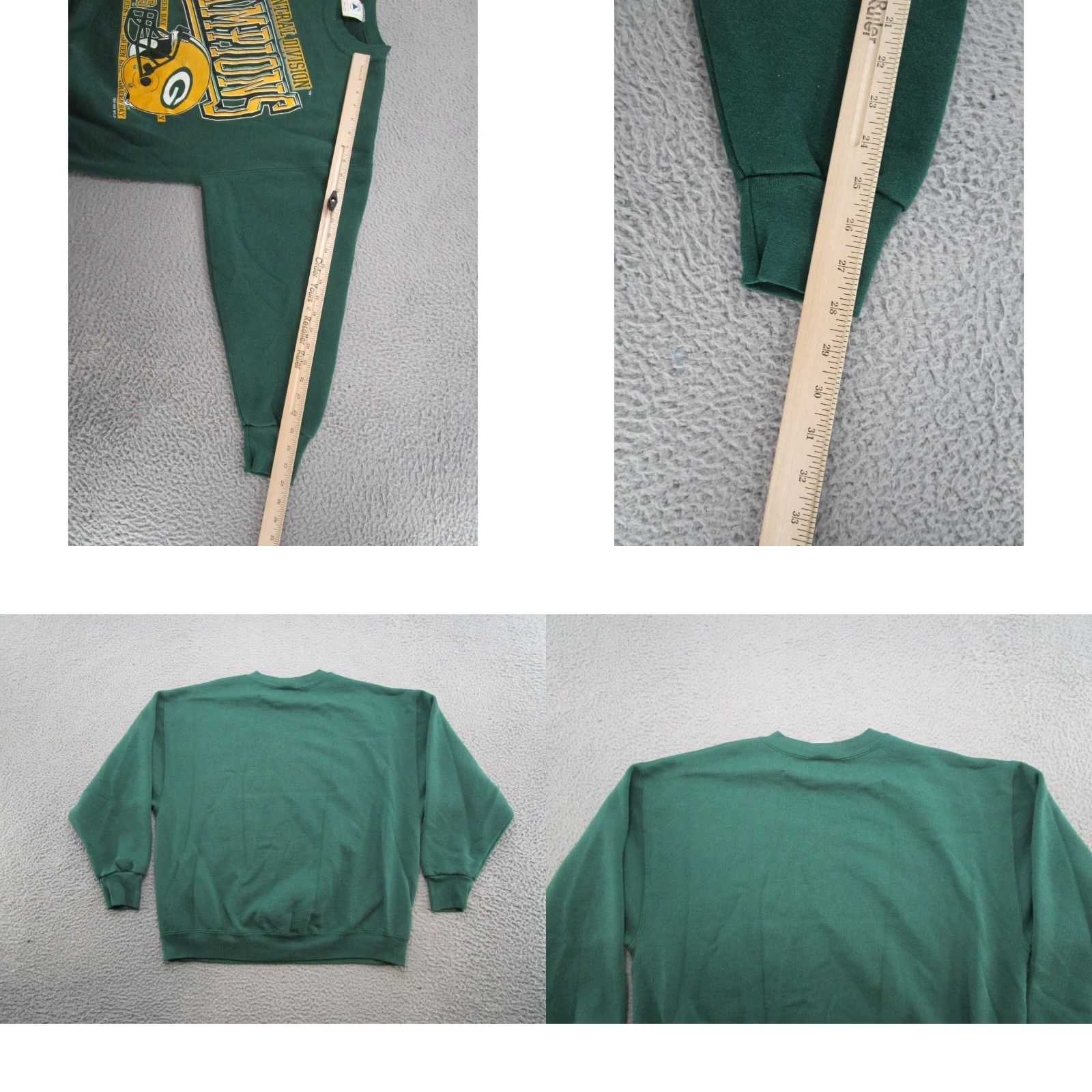 Delta VINTAGE 1995 Delta Green Bay Packers NFL Football Sweatshirt Men's XL Green Pullover Hooded Long Sleeve Sports All Seasons Shoes? Size US XL / EU 56 / 4 - 8 Thumbnail