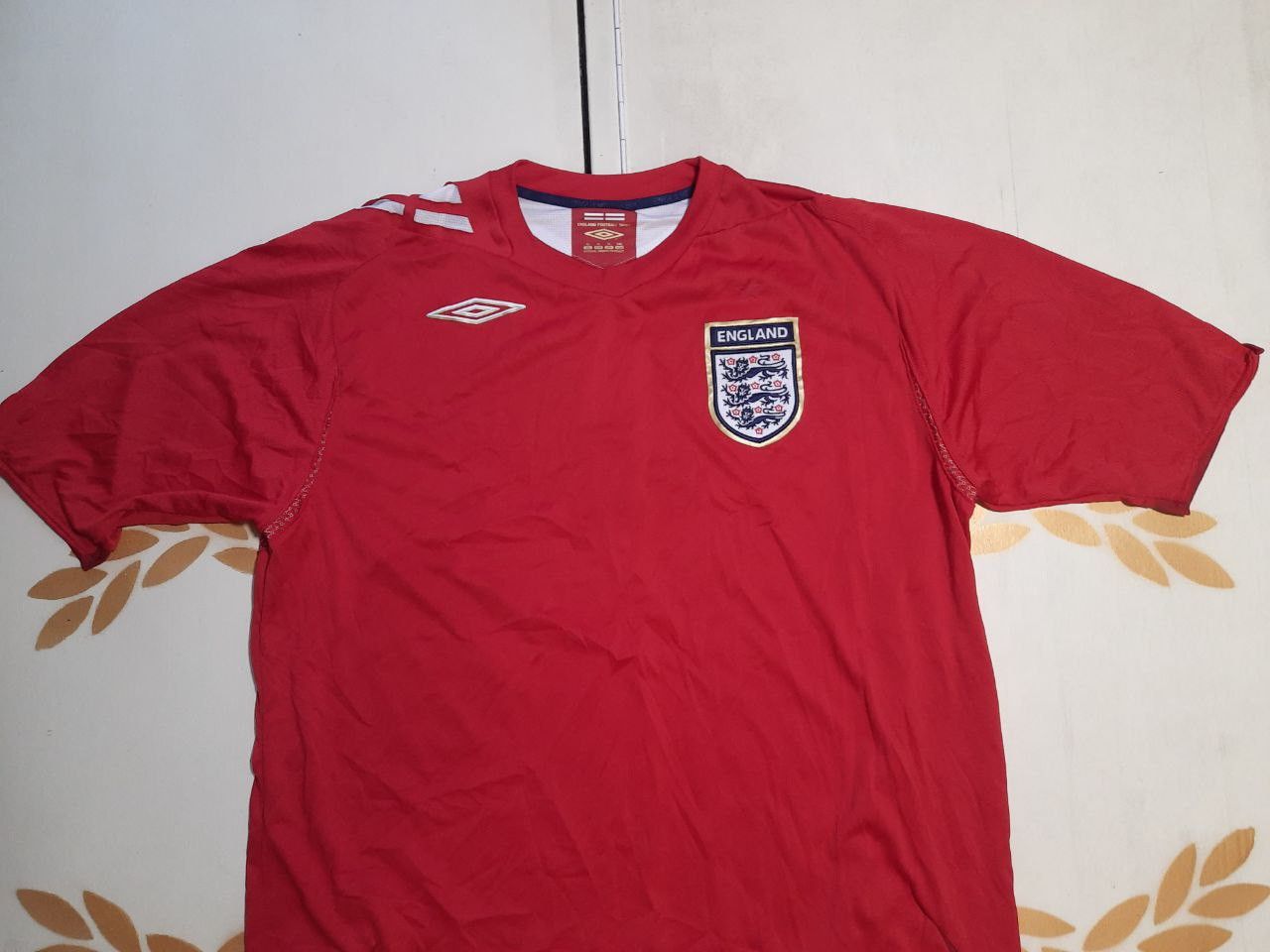 Umbro Umbro England Jersey 2006-2008 Size US XL / EU 56 / 4 - 3 Thumbnail