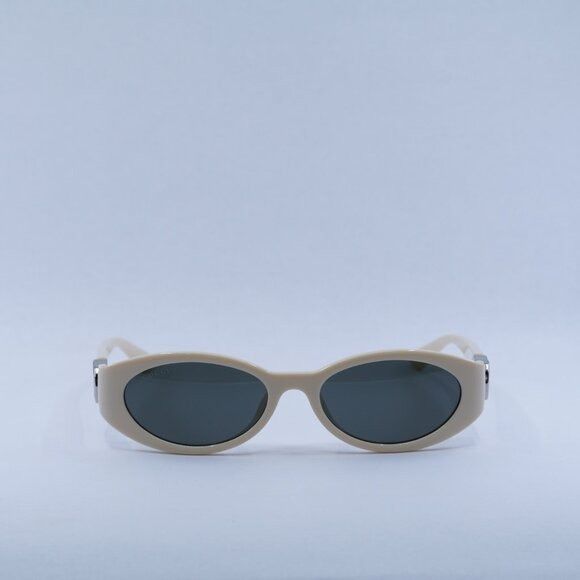 Gucci 🕶️ New Gucci GG1662SA 004 Sunglasses - Ivory Frame Size ONE SIZE - 2 Thumbnail