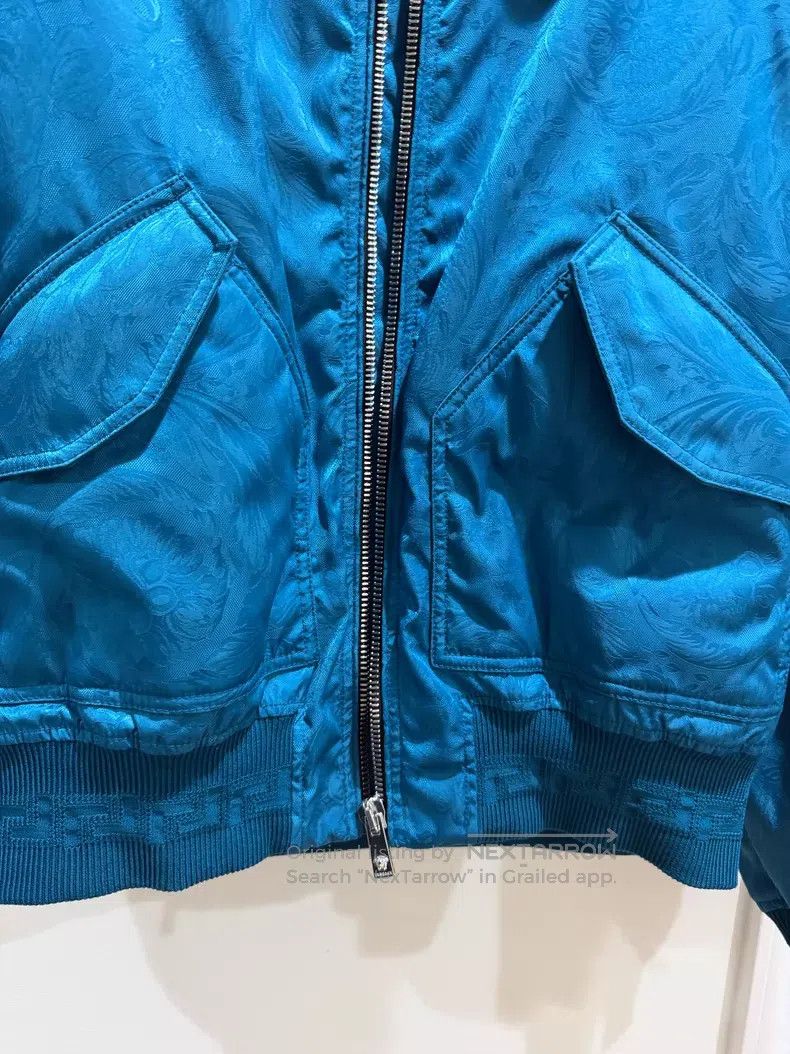 Versace Versace Lake blue bomber jacket Size M / US 6-8 / IT 42-44 - 3 Thumbnail