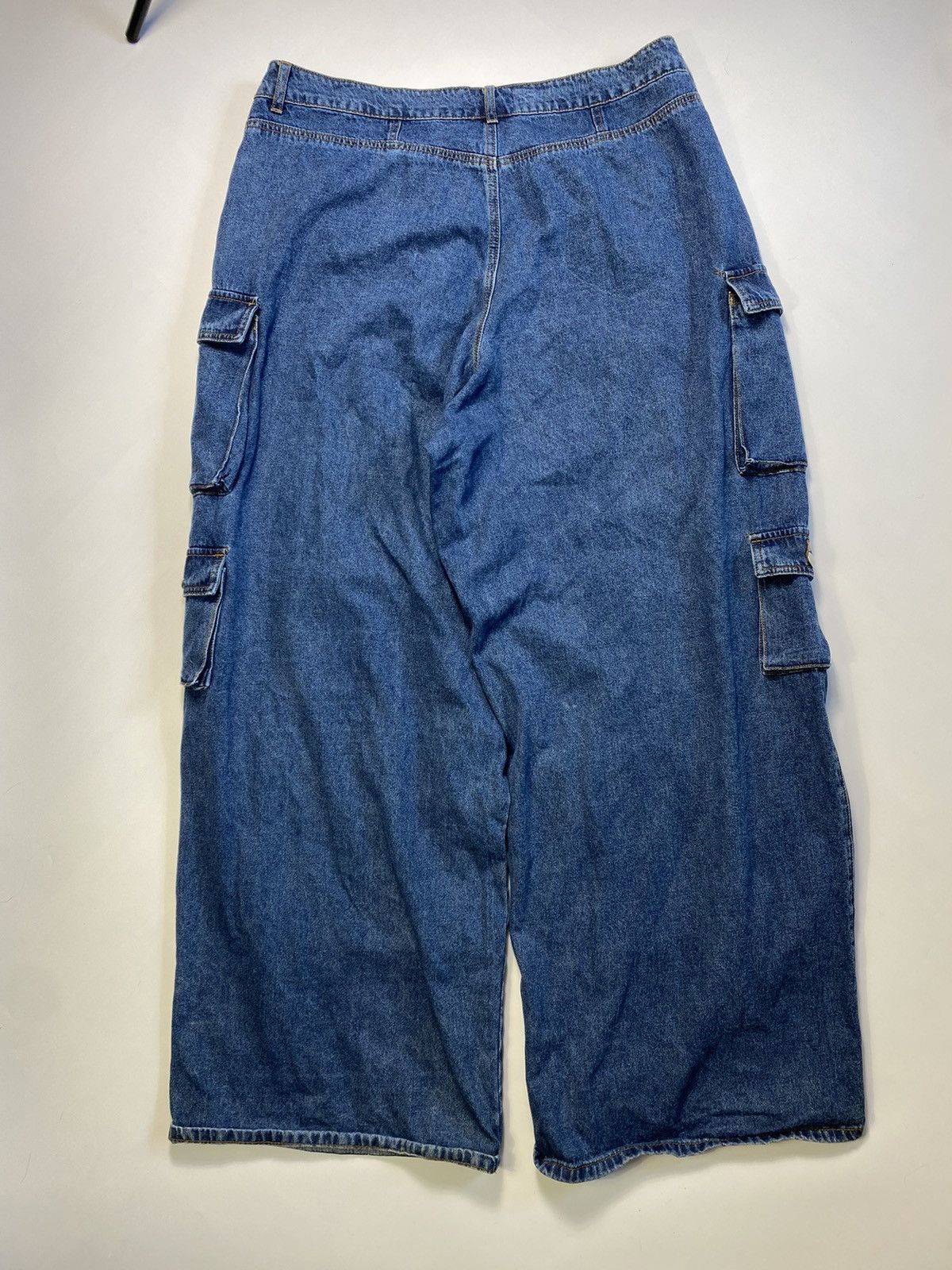 Fashion Nova × Vintage Fashion Nova Y2k Baggy Rap Multi Pocket Jeans Pants Jnco Size US 36 / EU 52 - 10 Thumbnail
