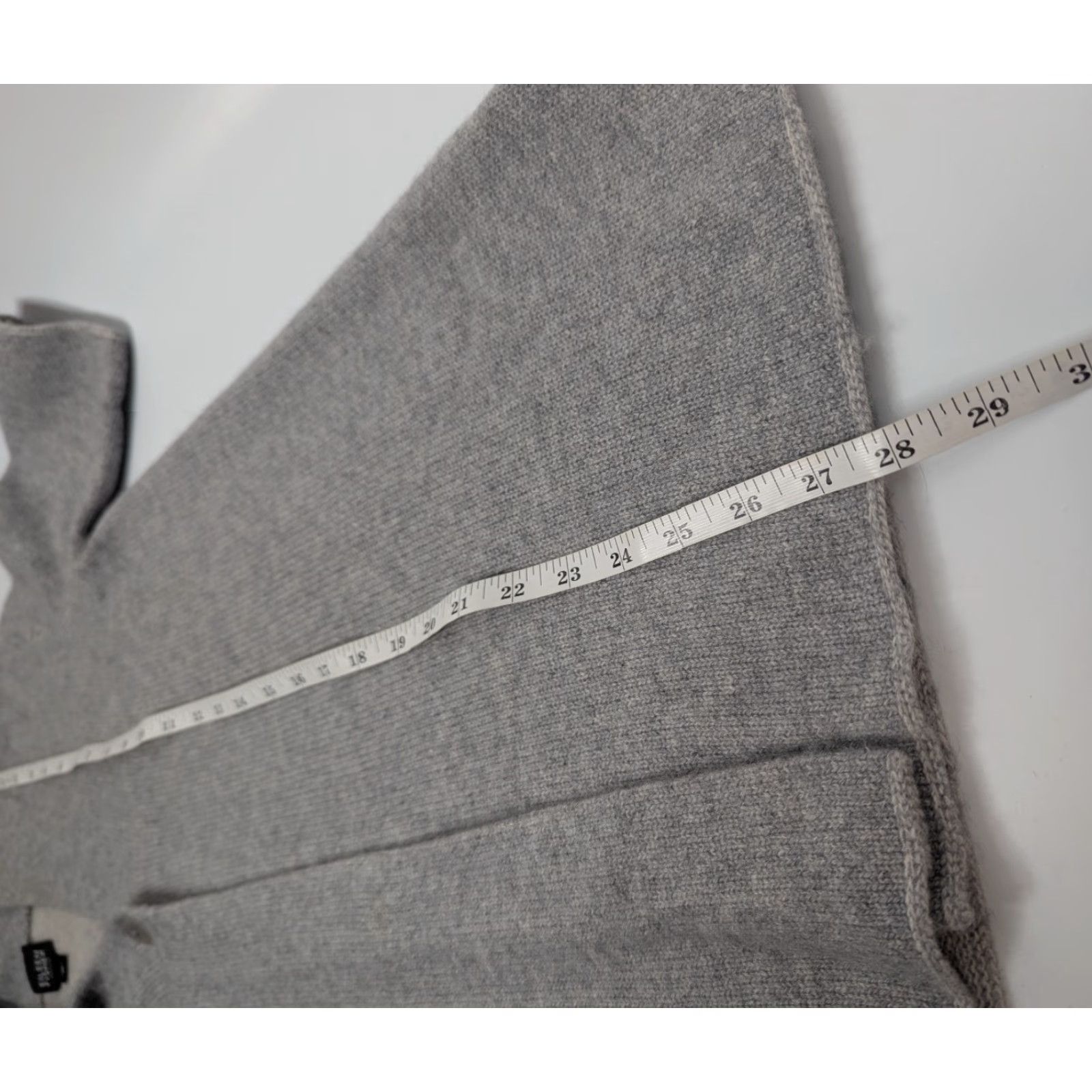 Eileen Fisher Eileen Fisher Cardigan Sweater Gray Women's Petite Small One Button Shaw Collar Drop Shoulder Knit Cashmere V-Neck Size S / US 4 / IT 40 - 4 Thumbnail