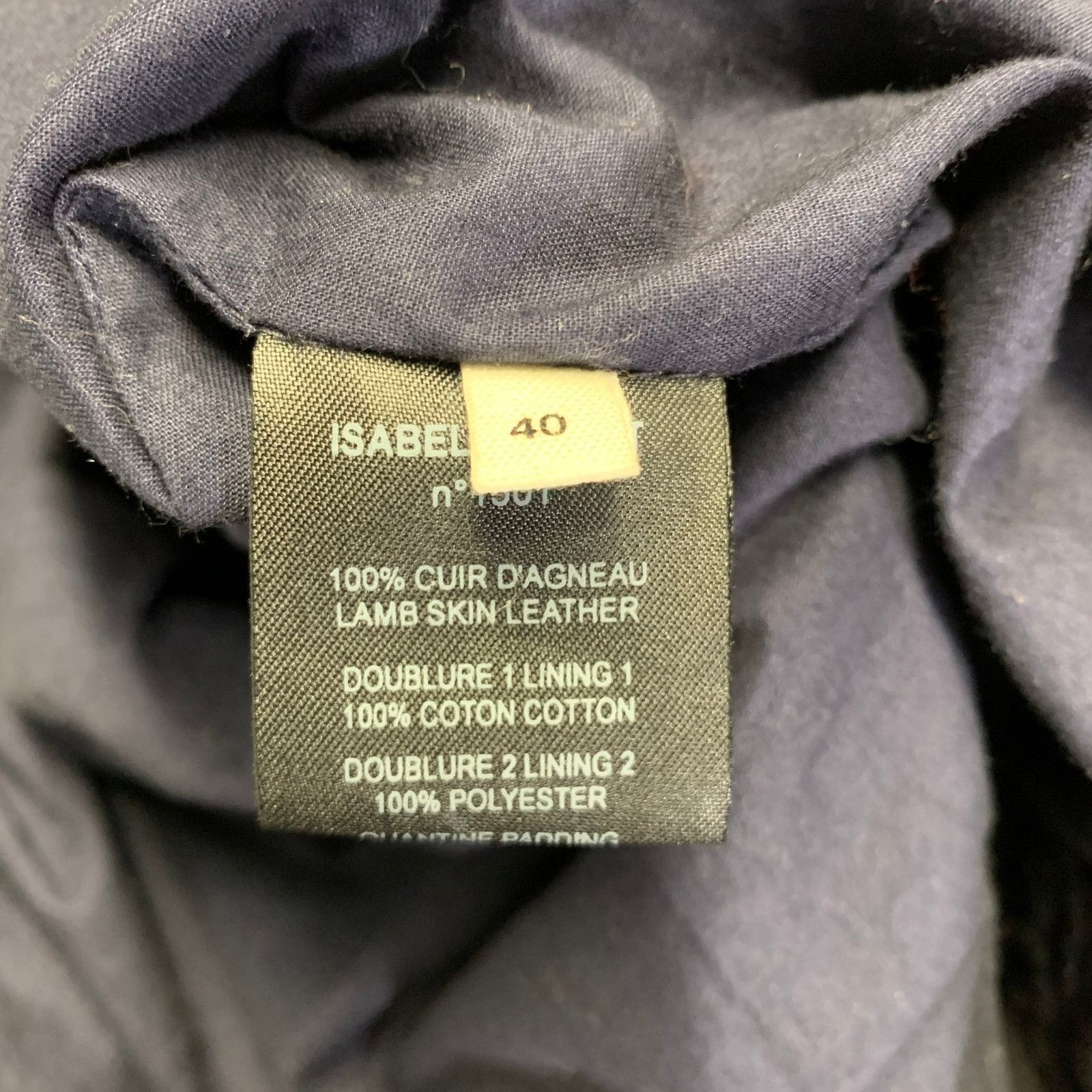 Isabel Marant ISABEL MARANT Size 4 Navy Zip Up Jacket Size S / US 4 / IT 40 - 5 Thumbnail