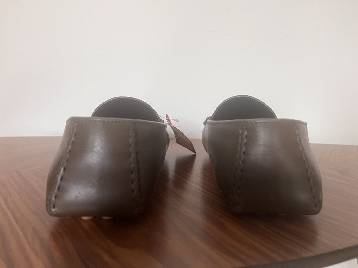 Bottega Veneta Bottega veneta olive green intrecciato leather loafers Size US 9 / IT 39 - 2 Thumbnail