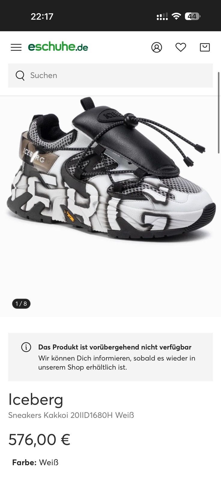 Iceberg Iceberg Kakkoii Sneakers EU 36 White Black Vibram Chunky Y2K Size US 6 / IT 36 - 3 Thumbnail