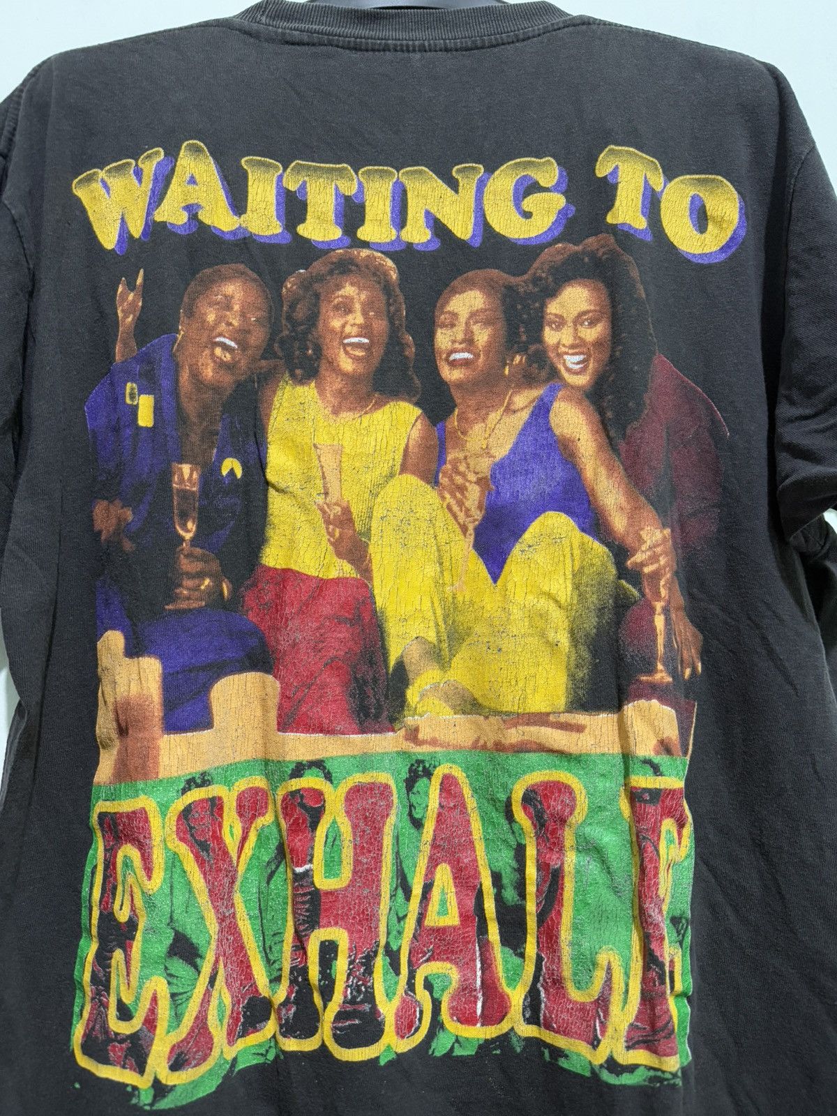 Vintage Vintage 1995 waiting to exhale raptee shirt Size US L / EU 52-54 / 3 - 3 Thumbnail