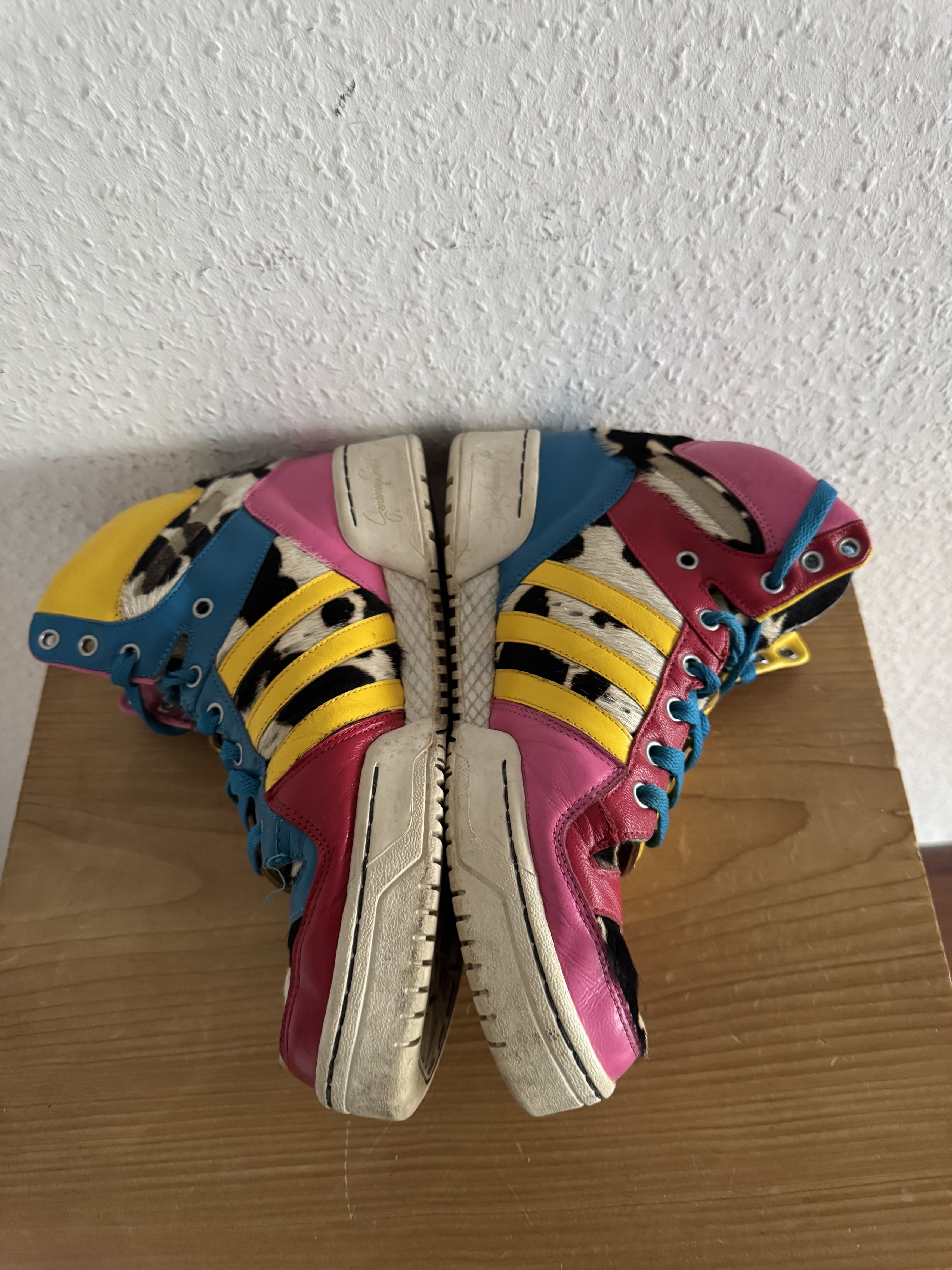 Adidas × Jeremy Scott 2NE1 Wings High Top Sneakers Size US 9.5 / EU 42-43 - 18 Thumbnail