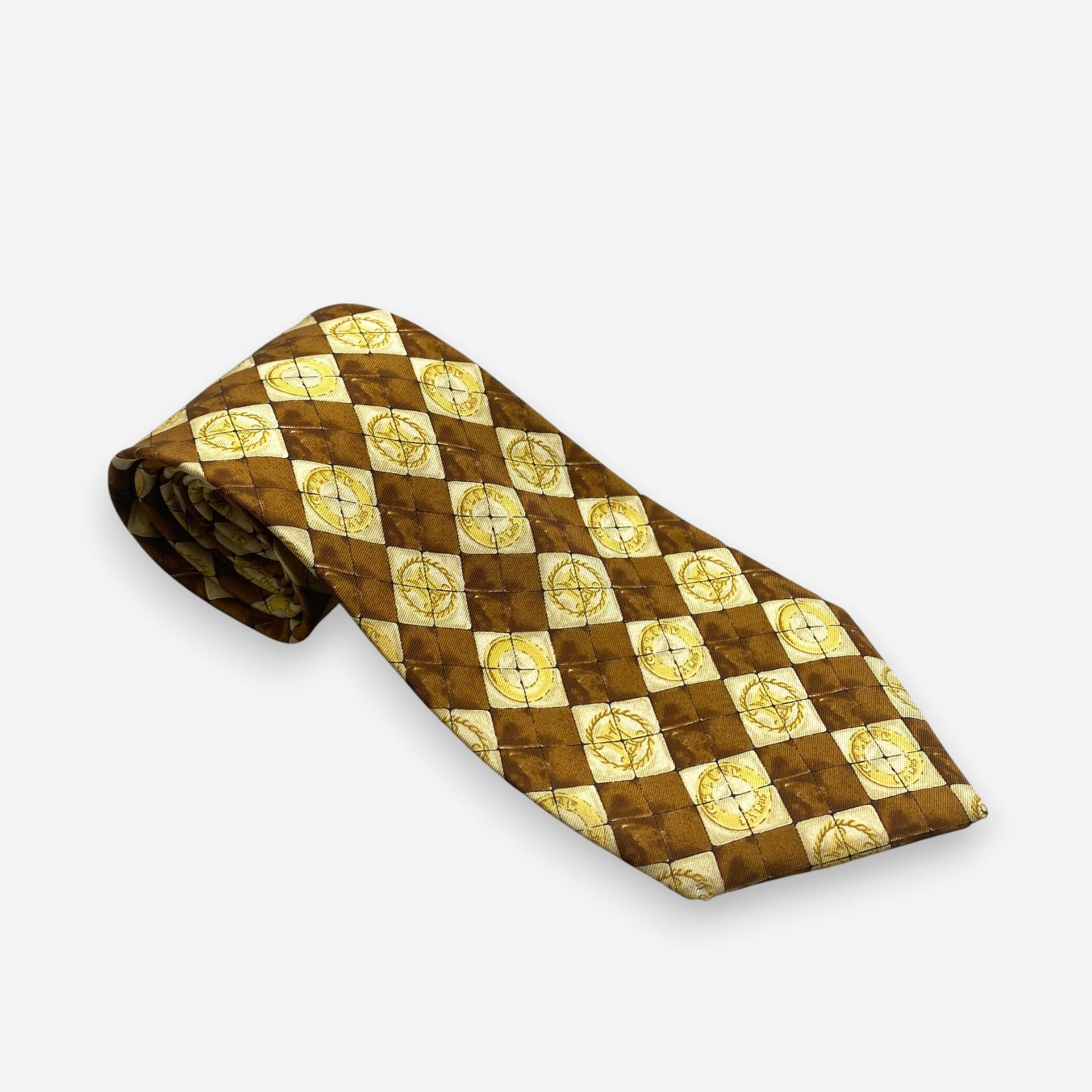 Celine Vintage Celine SILK Necktie Cravate Pure Silk Neck Tie Size ONE SIZE - 1 Thumbnail