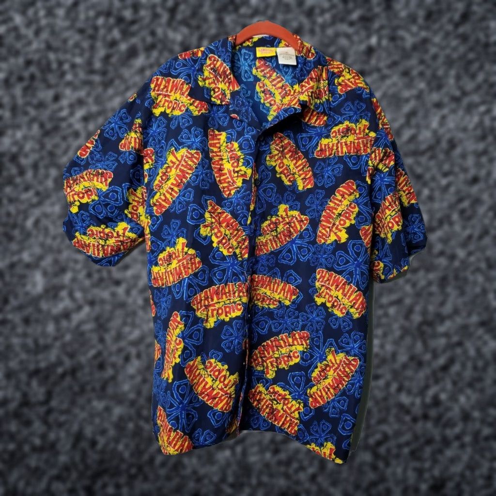 Gloverall VINTAGE Mens Hawaiian Tropic Tanning Lotion Button Up Shirt Size XL All Over Print Size US XL / EU 56 / 4 - 1 Thumbnail
