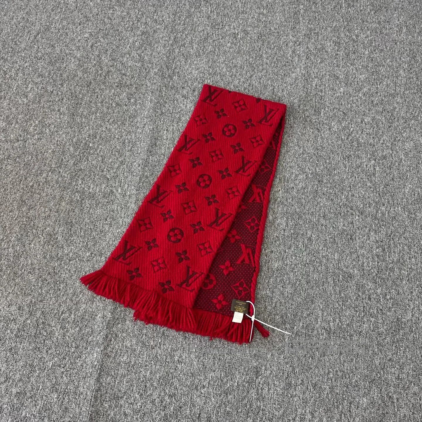 Louis Vuitton Louis Vuitton Double-sided fully printed logo, wool scarf| Size ONE SIZE - 2 Thumbnail