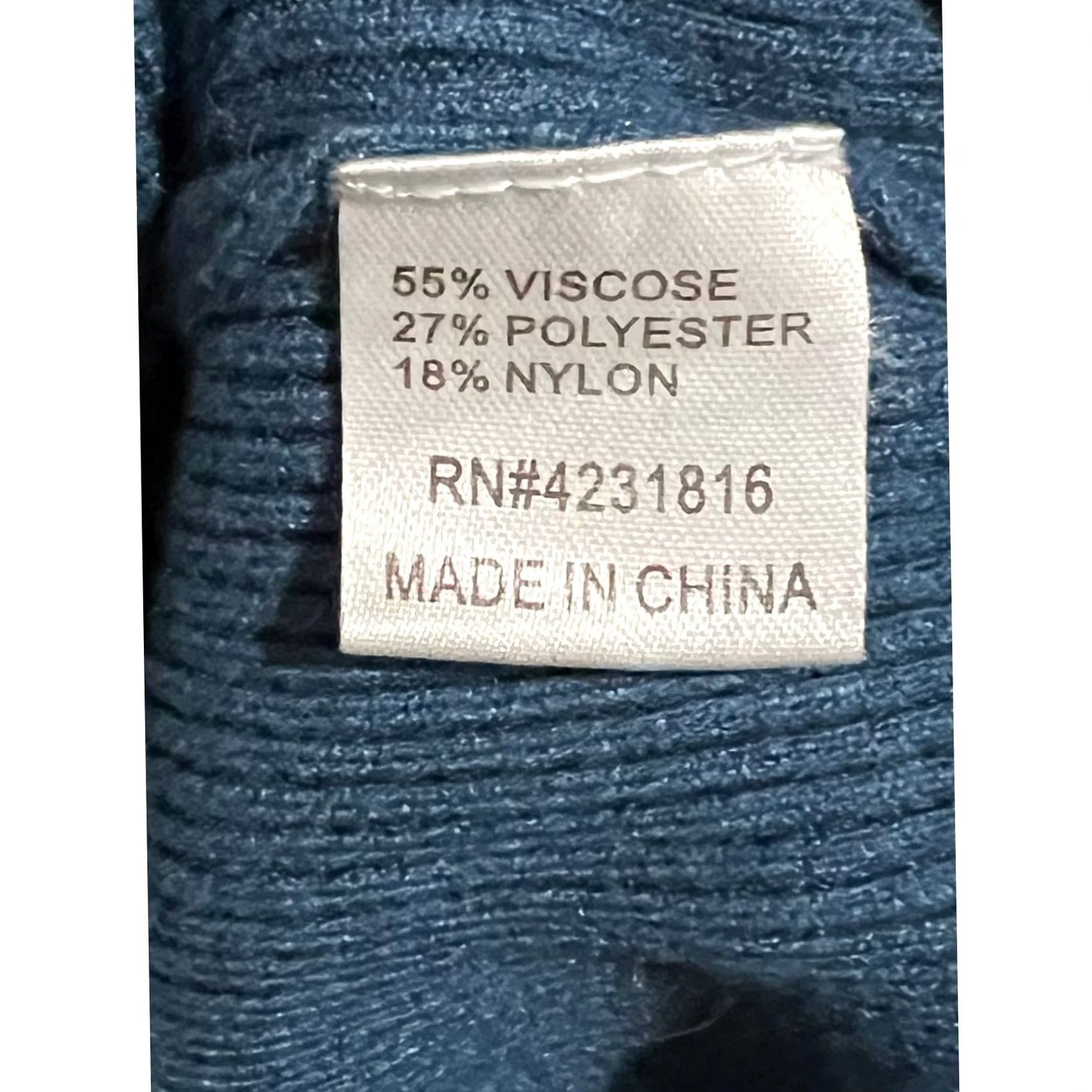 Vintage Linea Donna Women’s Sweater Blue Blouson Soft Viscose Blend Pullover Size Large Womens Pullover Sweater Blue 90s? Size L / US 10 / IT 46 - 7 Thumbnail