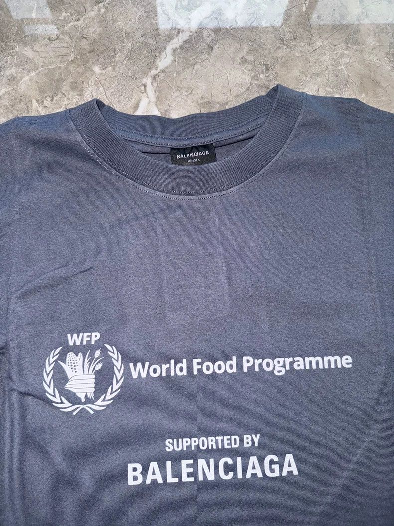 Balenciaga Balenciaga WFP Letter Print Crew Neck Pullover Fitted Short Size US M / EU 48-50 / 2 - 4 Thumbnail