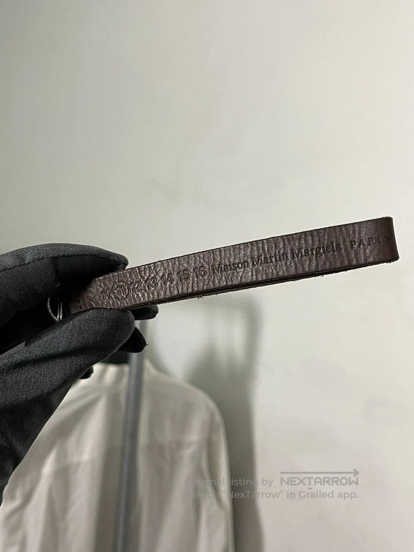 Maison Margiela Maison Martin Margiela Leather Keychain. Size ONE SIZE - 3 Thumbnail