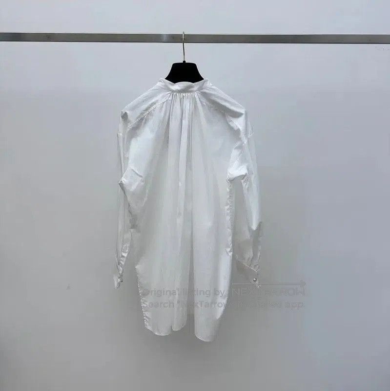 Dior Dior Women's White Long Sleeve Shirt . Size M / US 6-8 / IT 42-44 - 2 Thumbnail