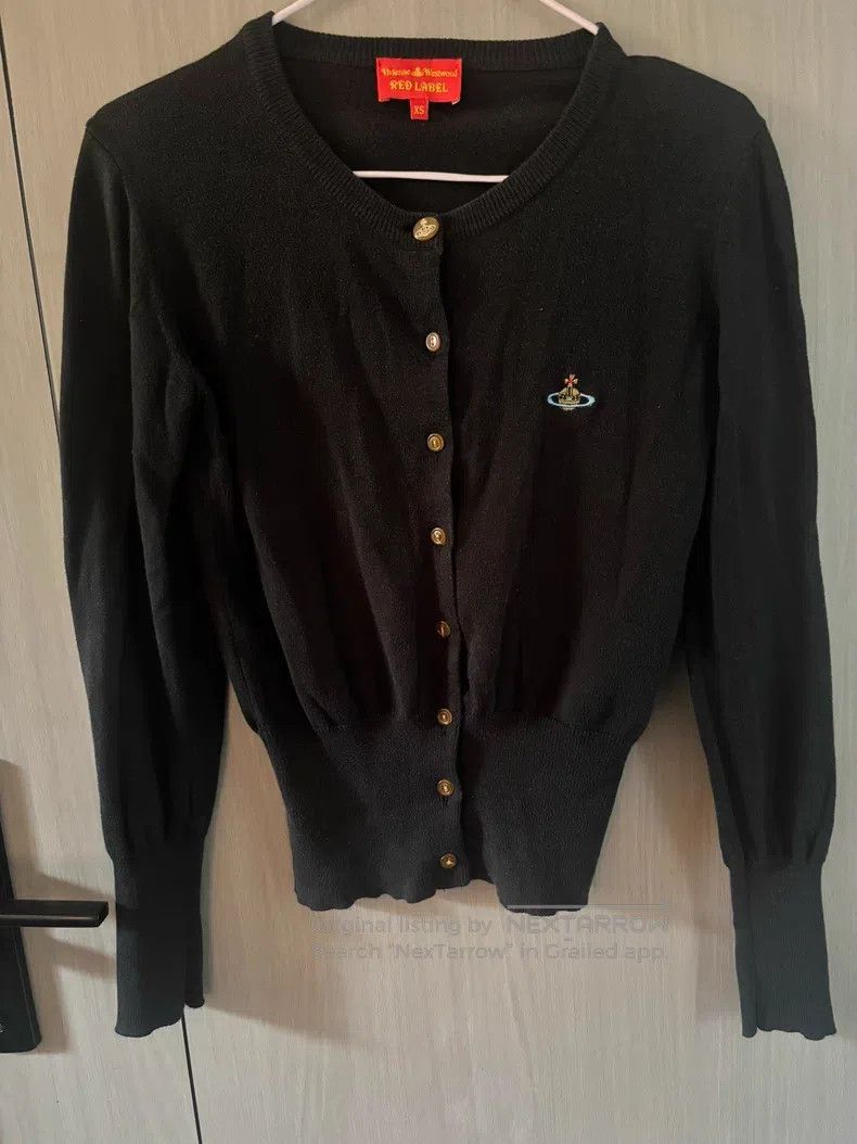 Vivienne Westwood Vivienne Westwood Pure cotton knitted cardigan Size XS / US 0-2 / IT 36-38 - 1 Thumbnail