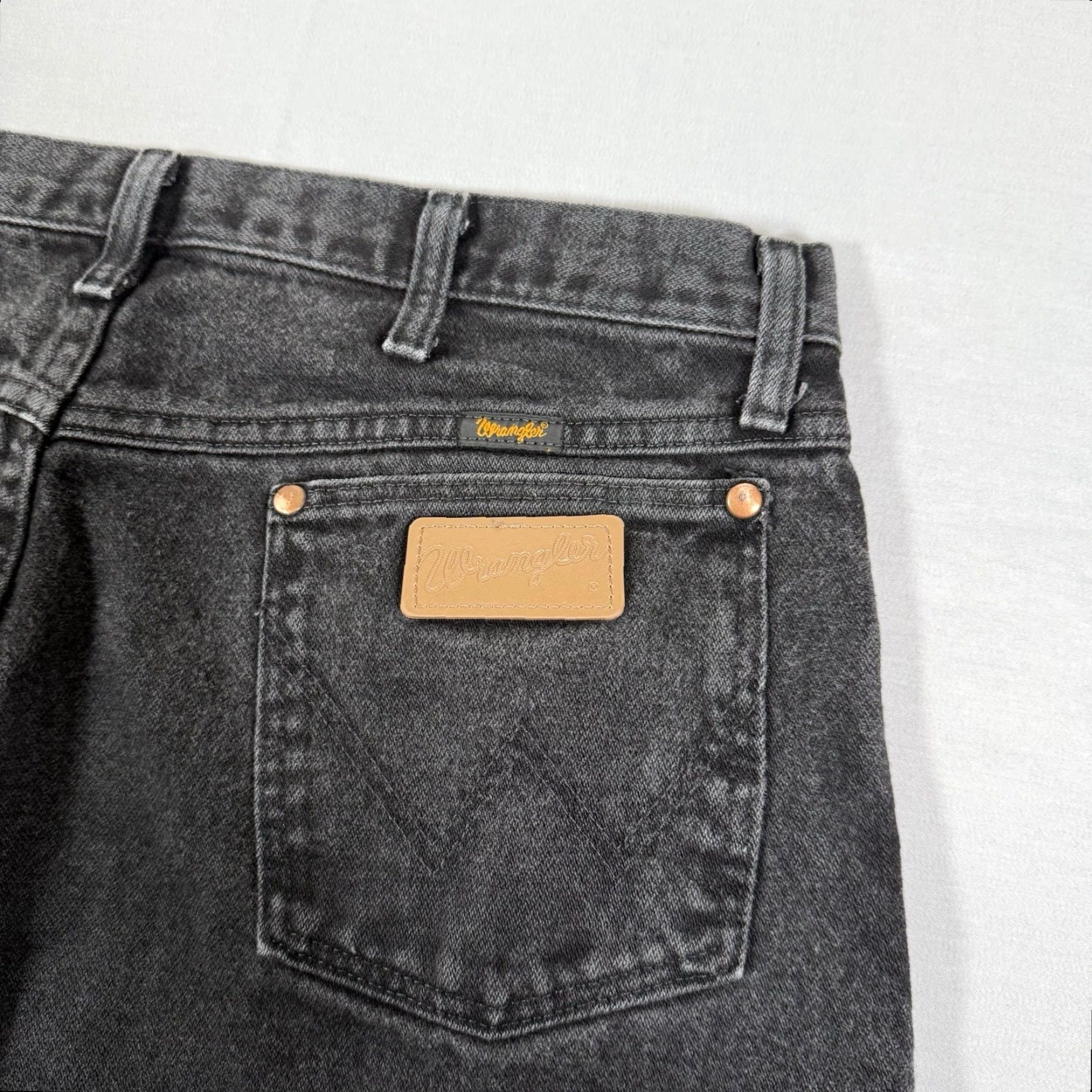 Wrangler Wrangler Jeans Mens 36x34 Black 13MWZ Straight Denim Pants Western Cowboy Cut Jeans Size US 36 / EU 52 - 5 Thumbnail