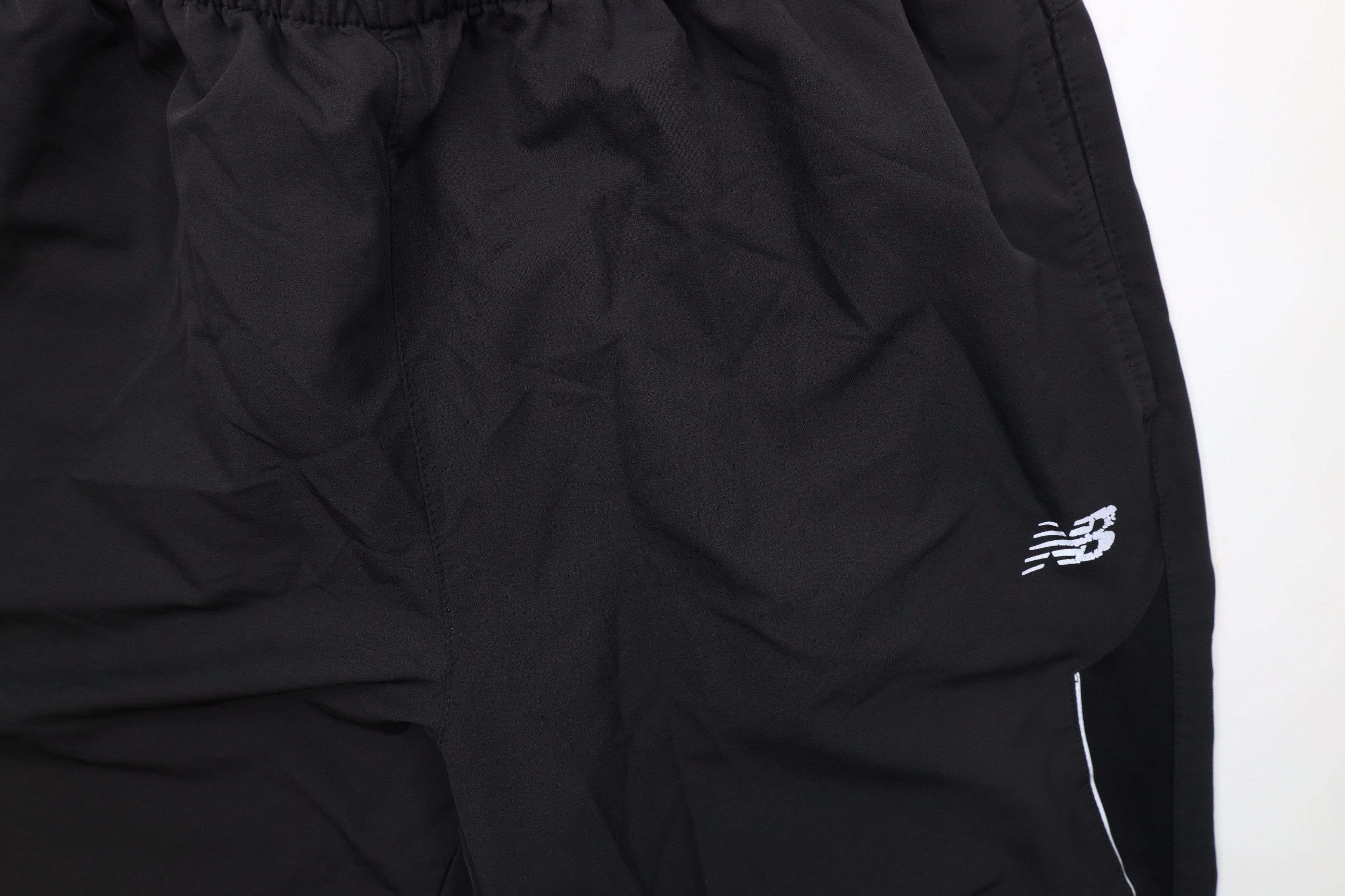 New Balance × Vintage Vintage New Balance Reflective Stretch Wide Leg Pants Black Size US 38 / EU 54 - 8 Thumbnail
