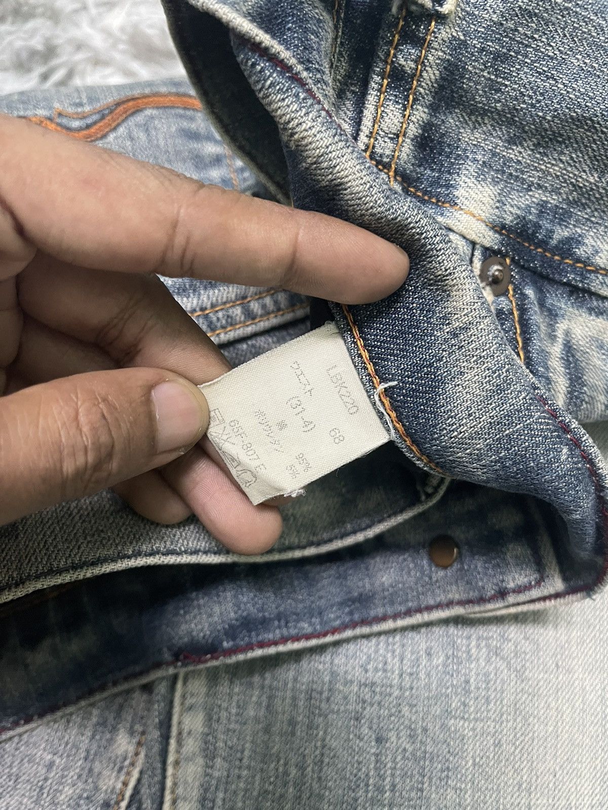 20471120 2000s BRAPPERS FLARE PANT WASHABLE JEANS DISTRESSED Size US 31 - 10 Thumbnail
