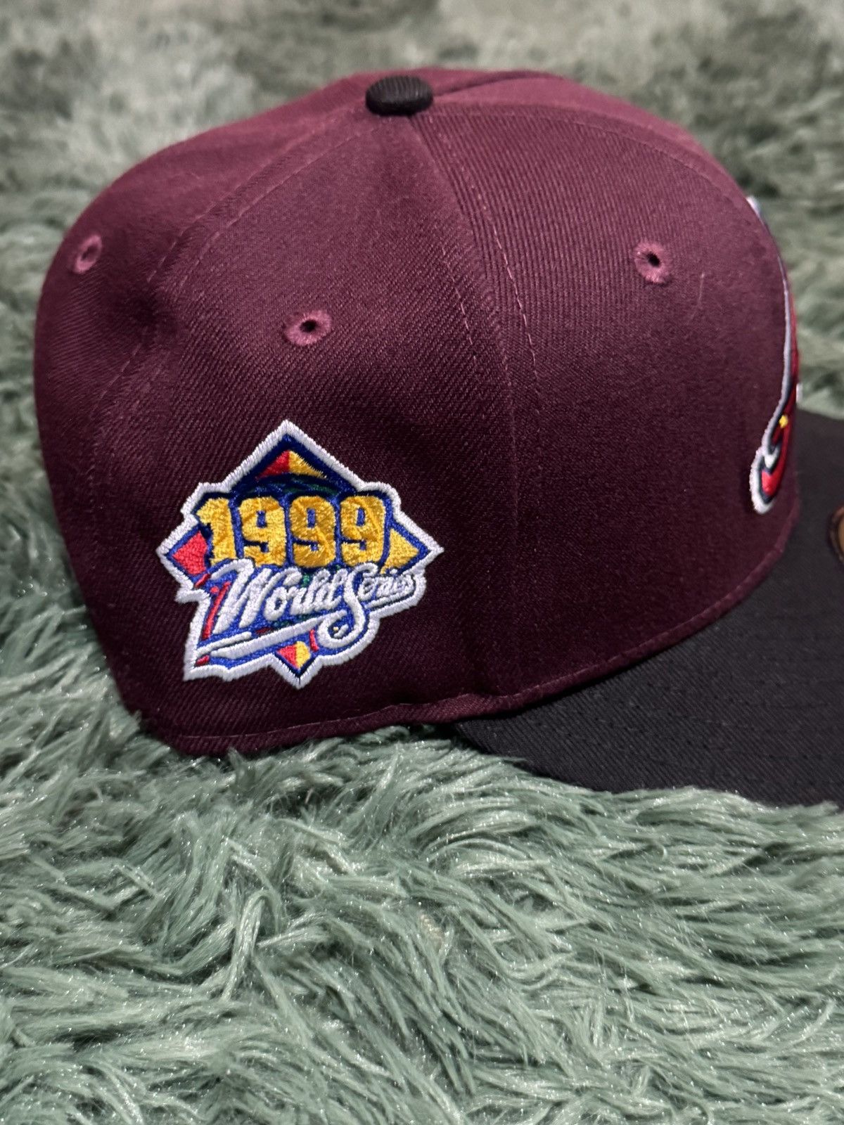 New Era Cap city Atlanta Braves fitted hat 7 1/8 Size ONE SIZE - 2 Thumbnail